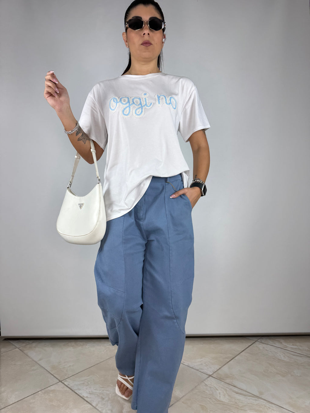 T-Shirt “Oggi no”
