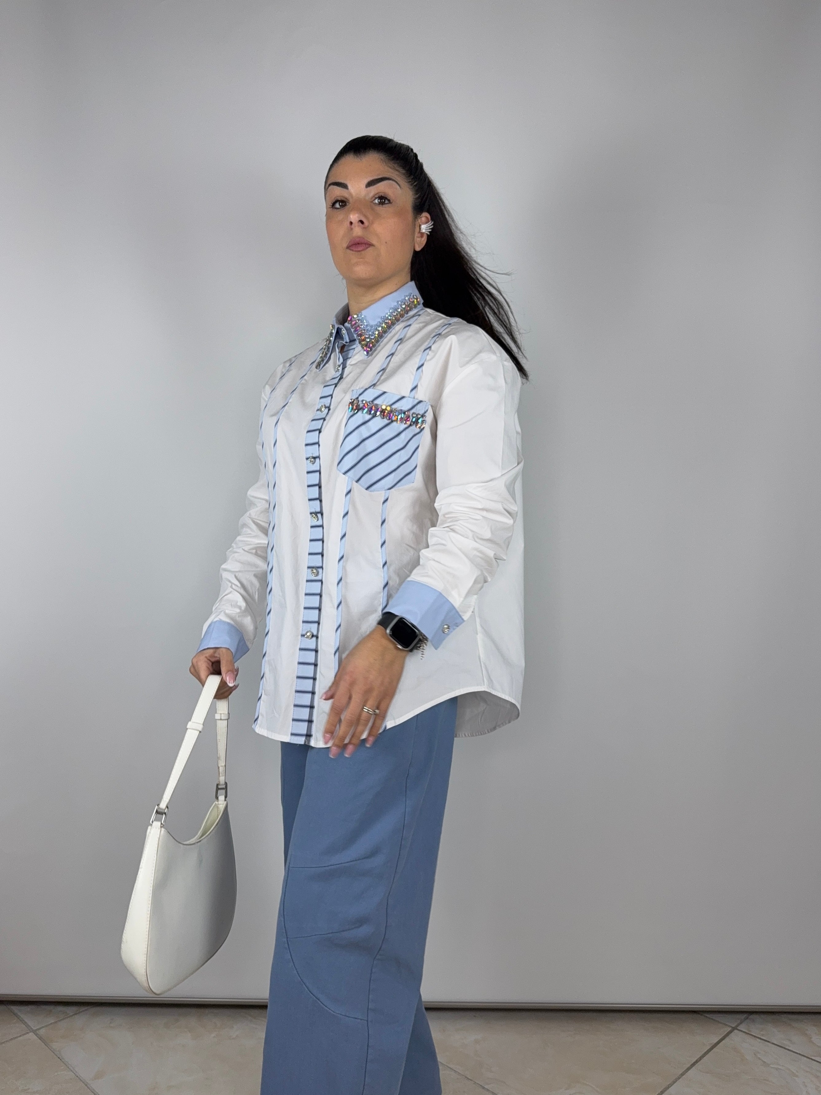 Camicia Swarovski