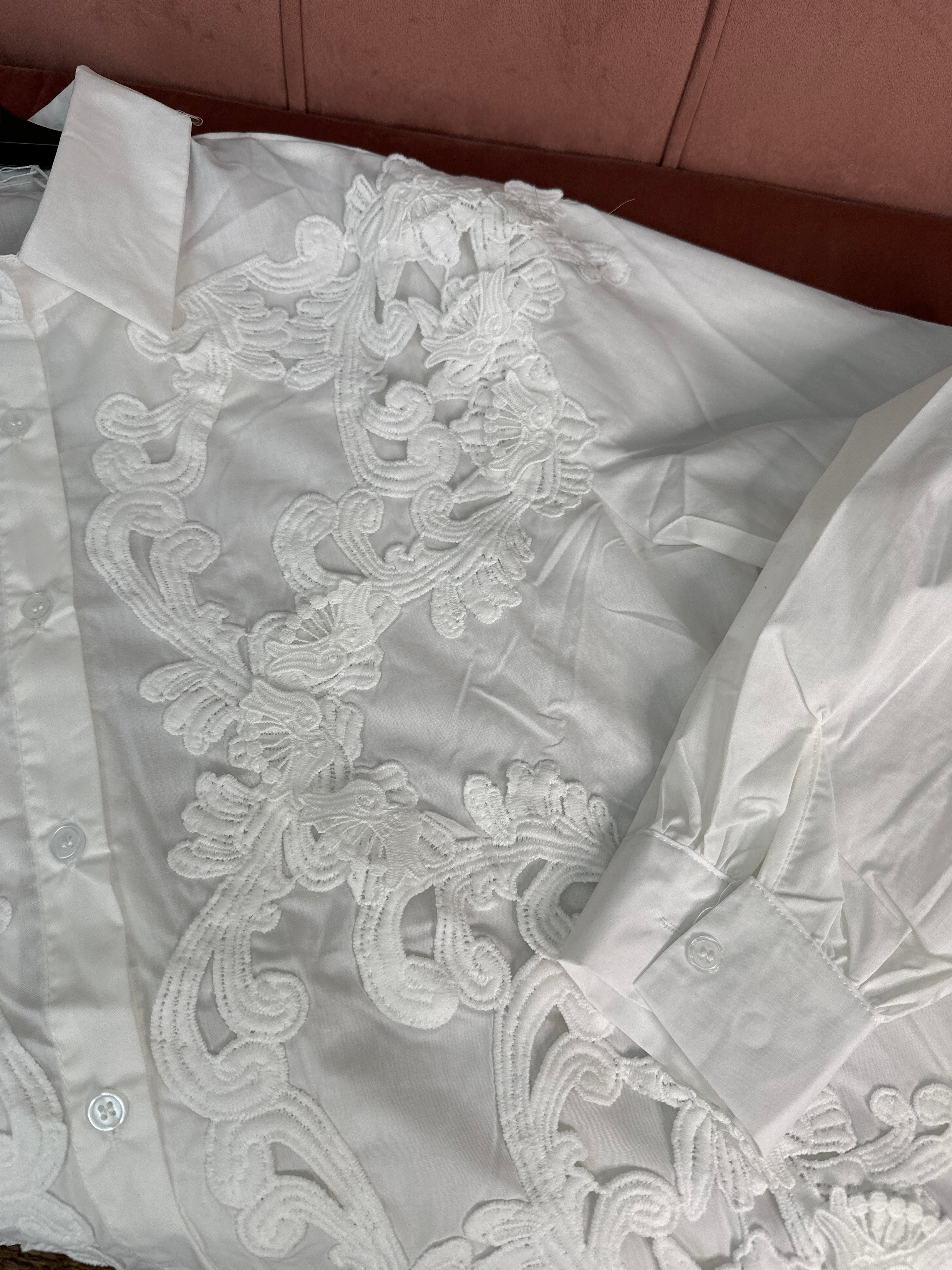 Camicia macramè