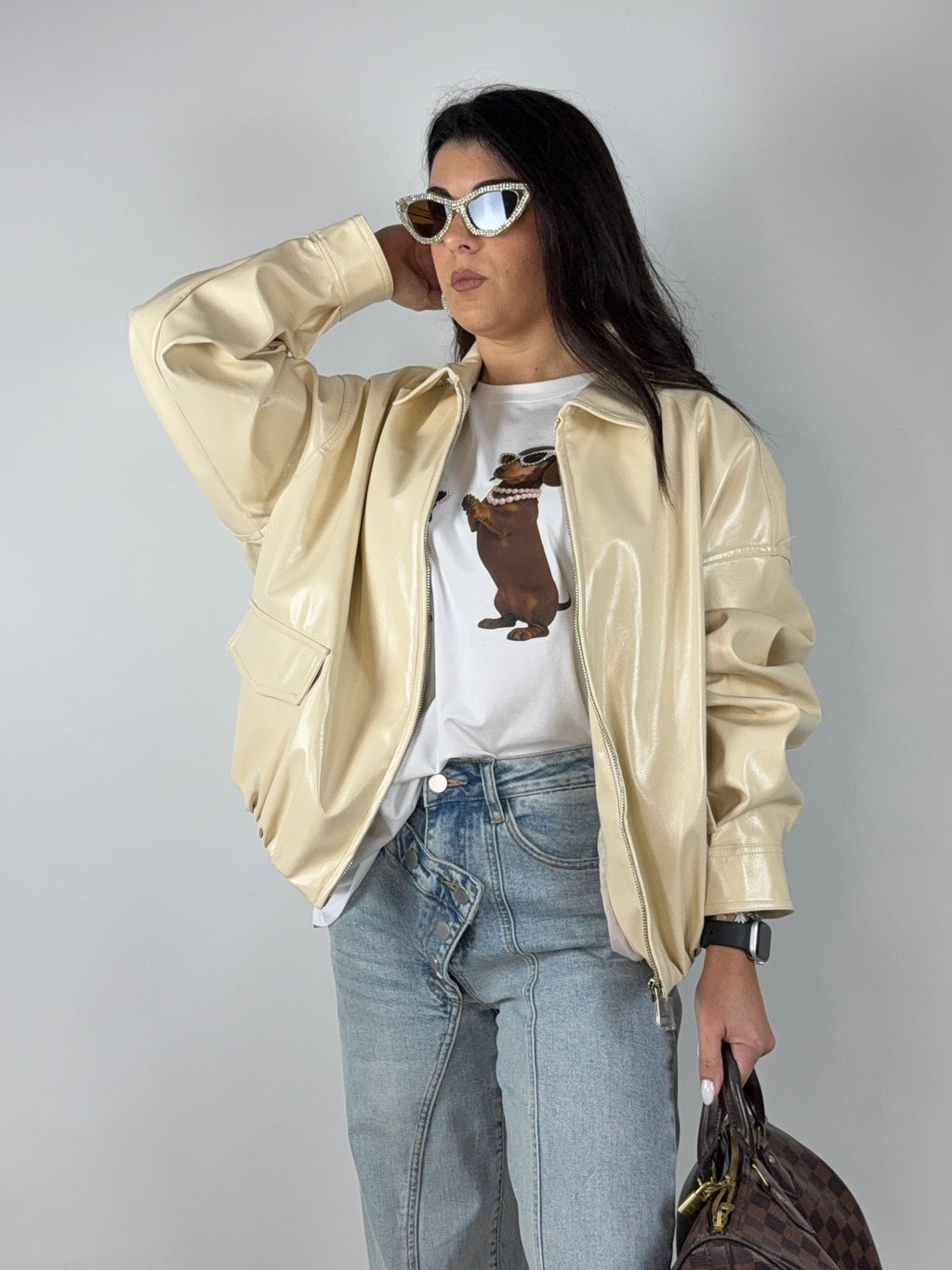 Bomber ecopelle