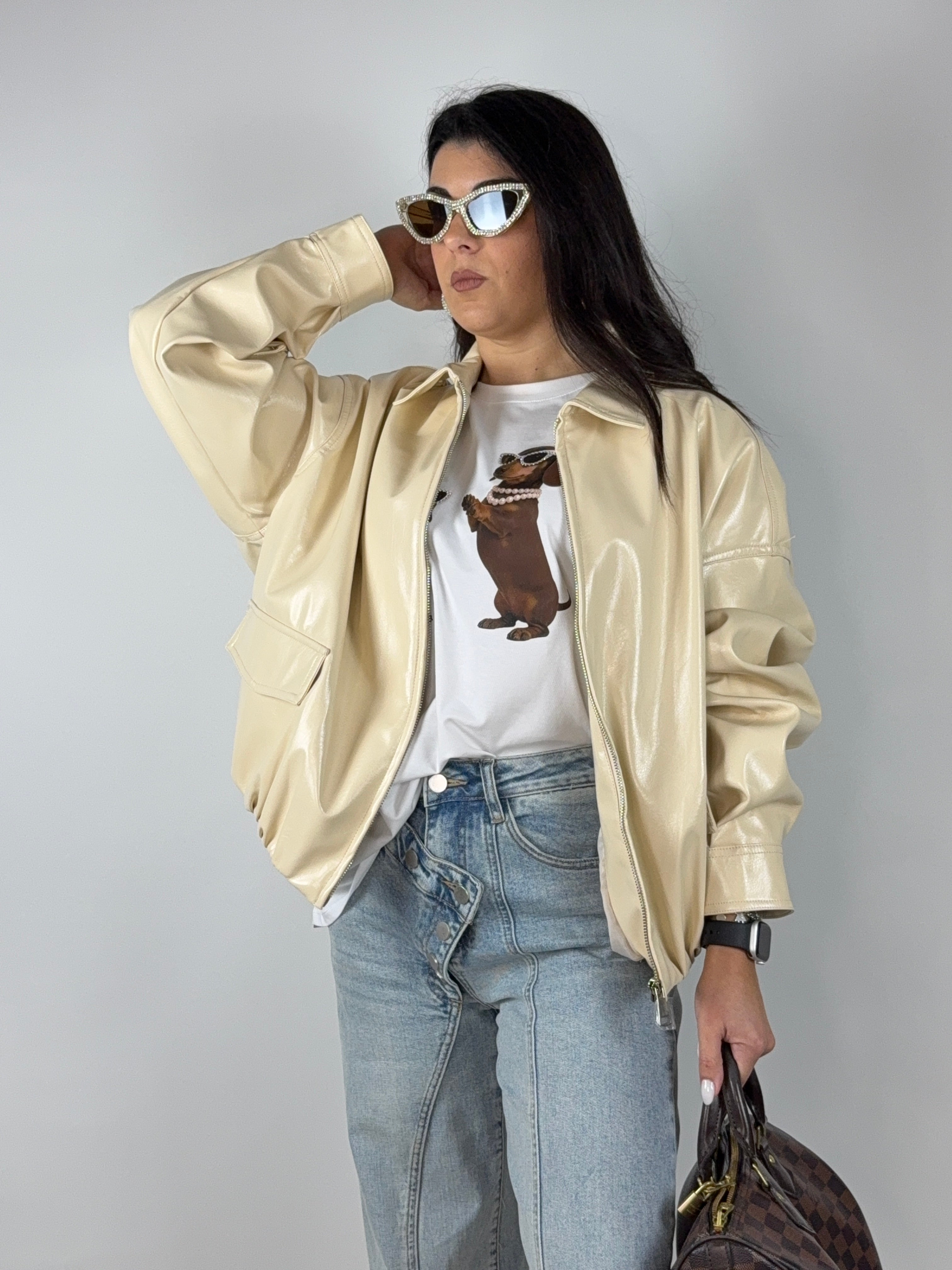 Bomber ecopelle