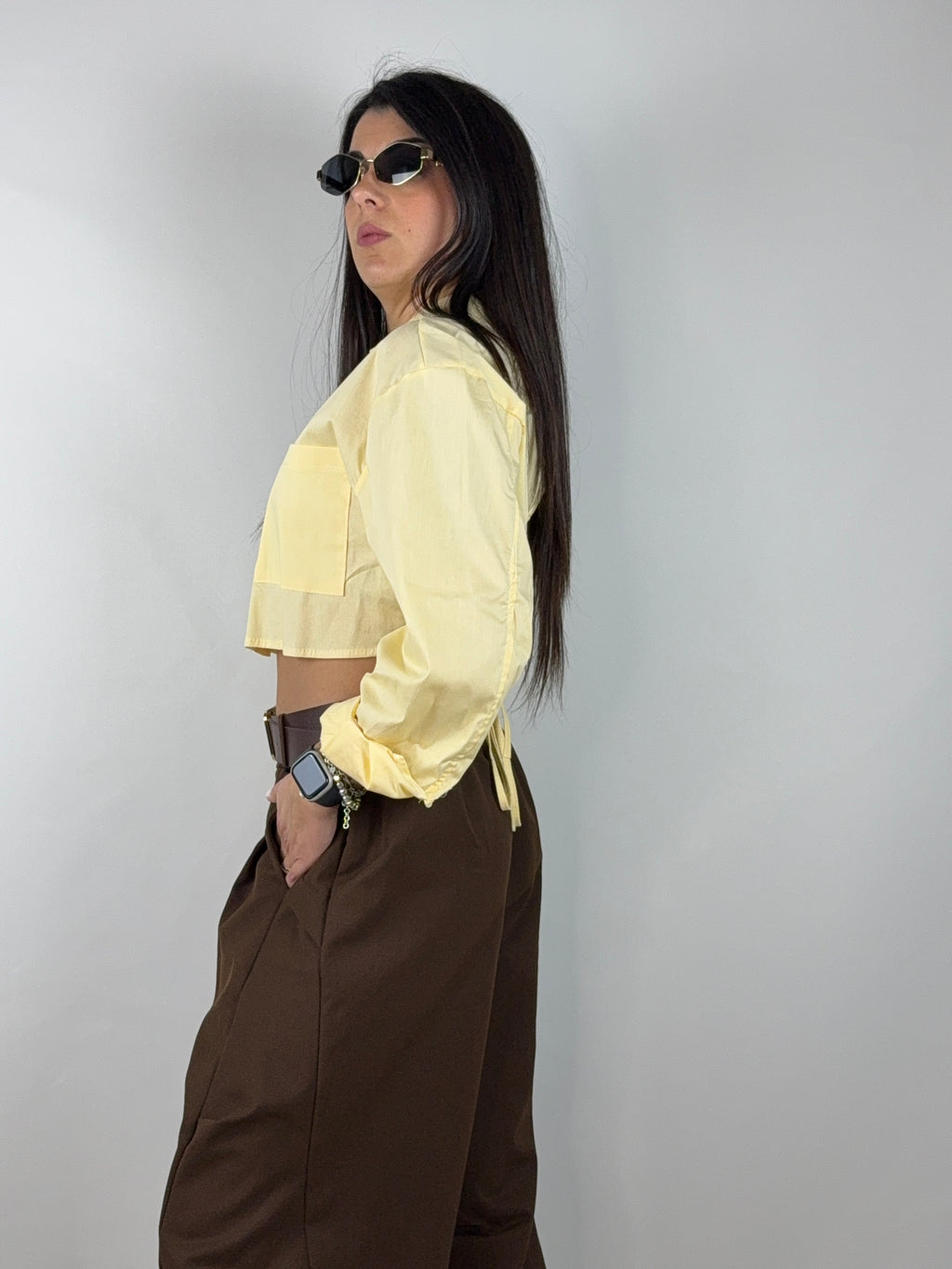 Camicia crop