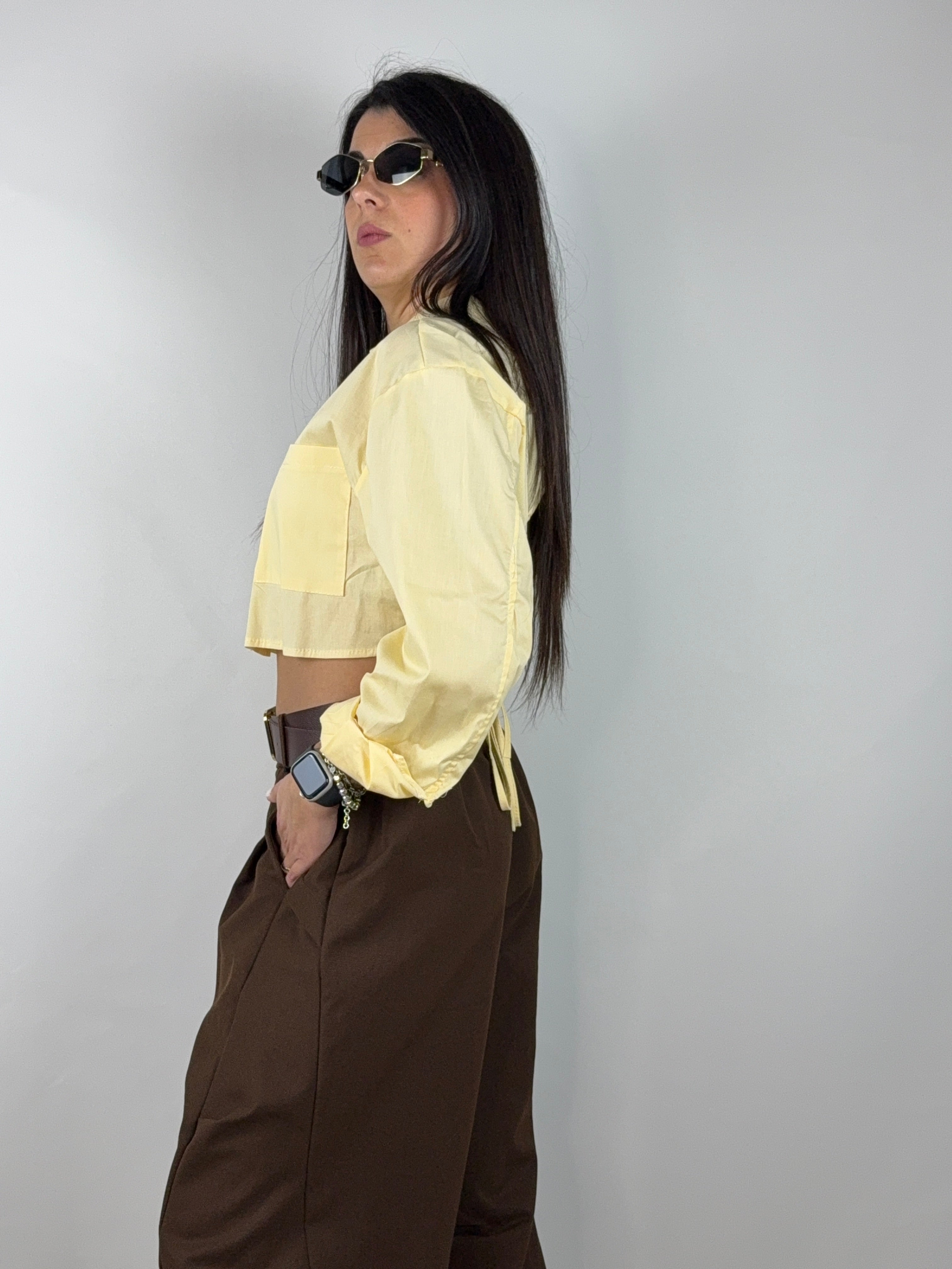 Camicia crop