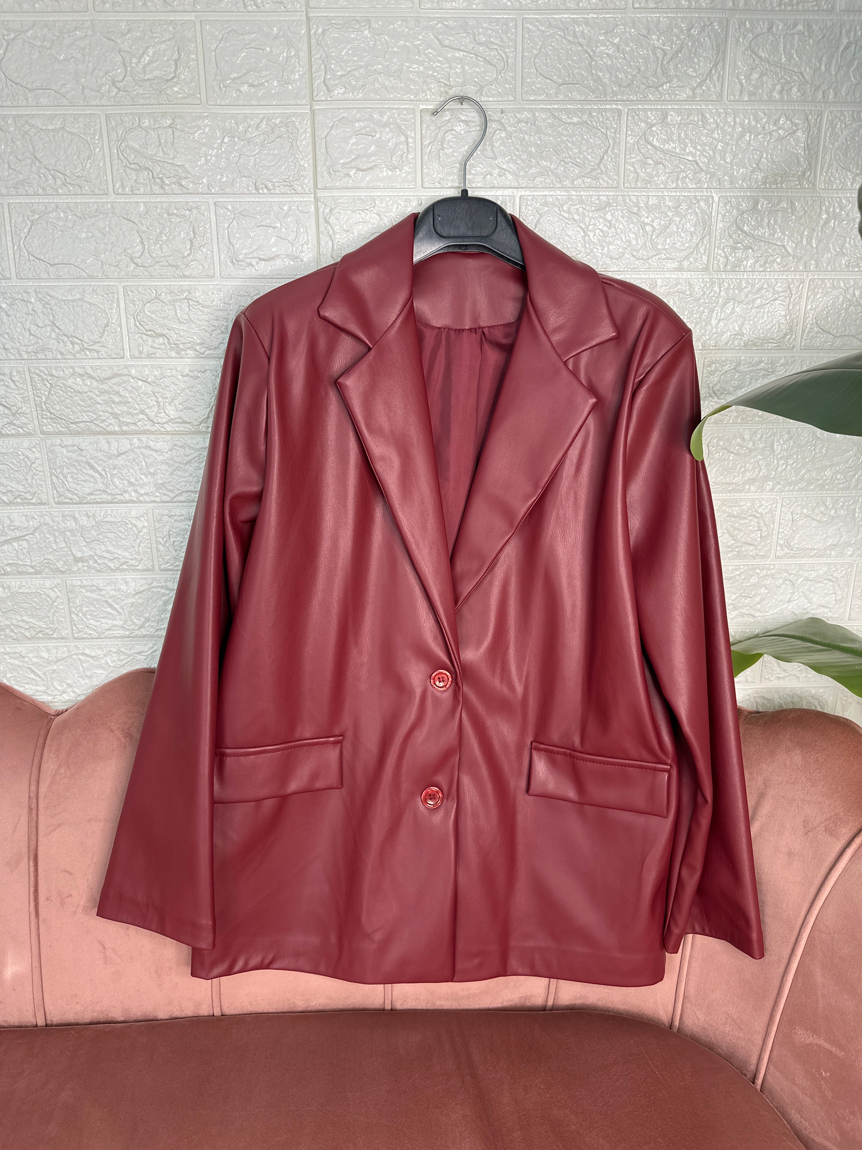 Blazer ecopelle