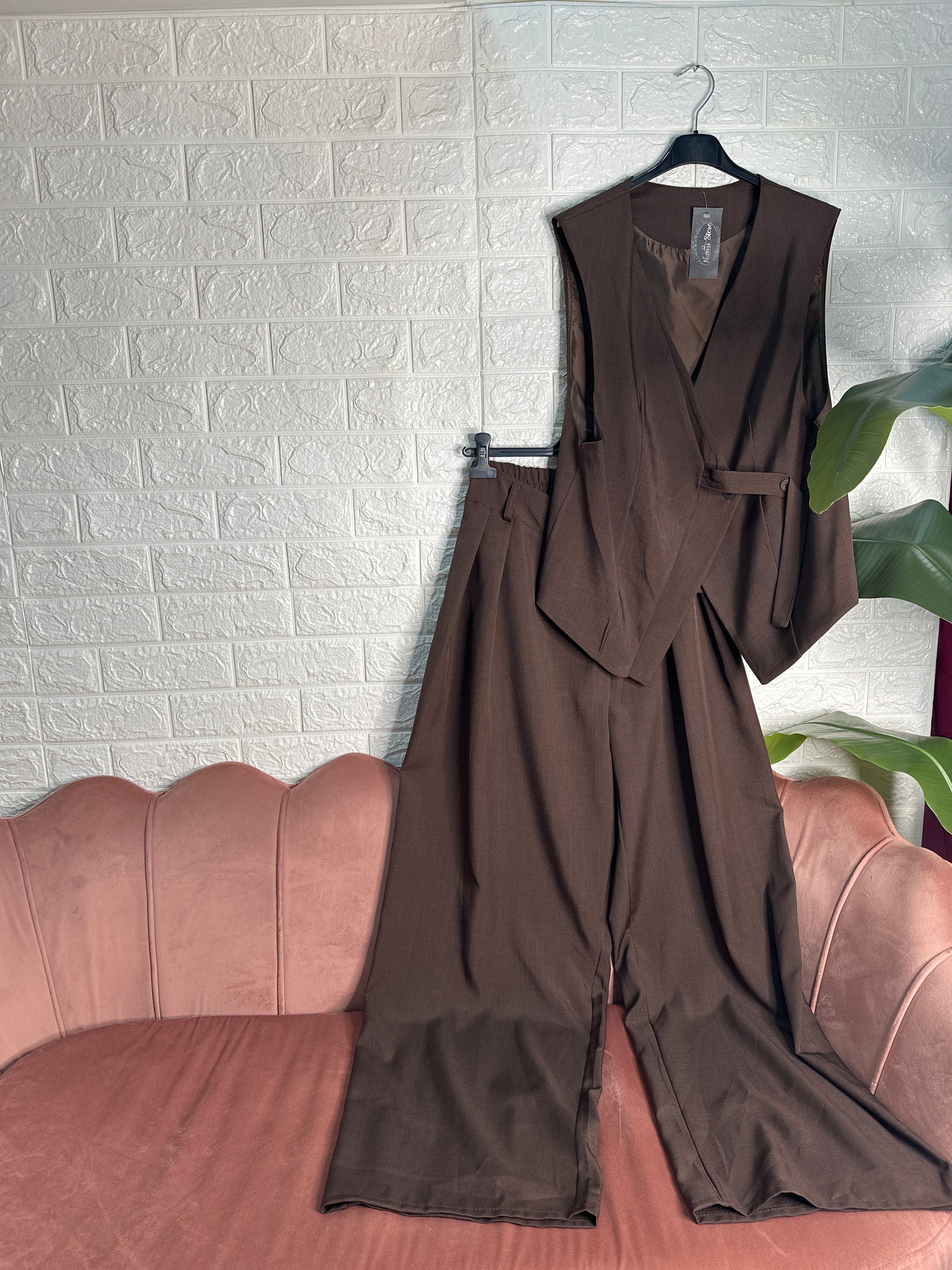 Coordinato gilet pantalone