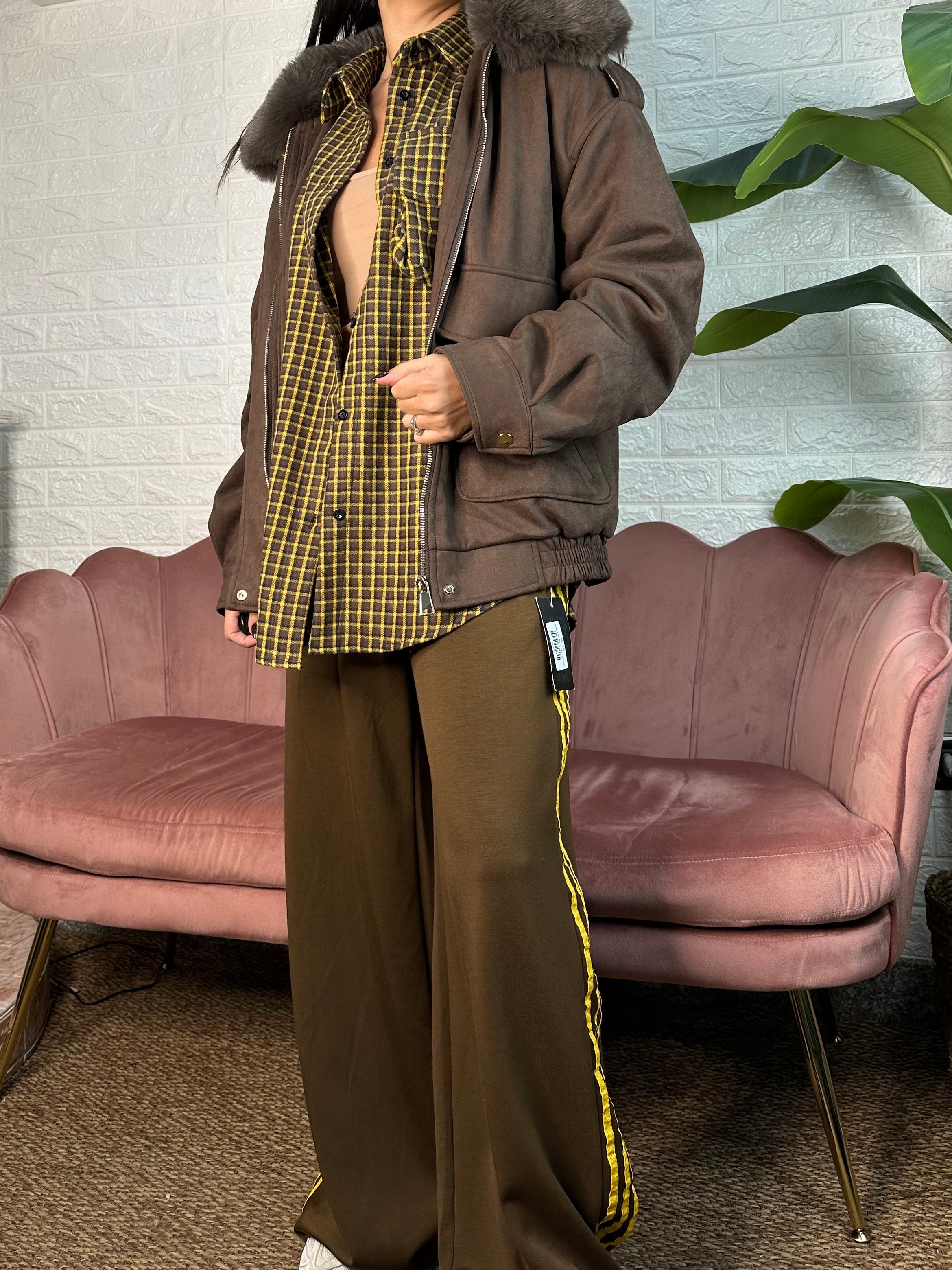 Camicia quadri tasca