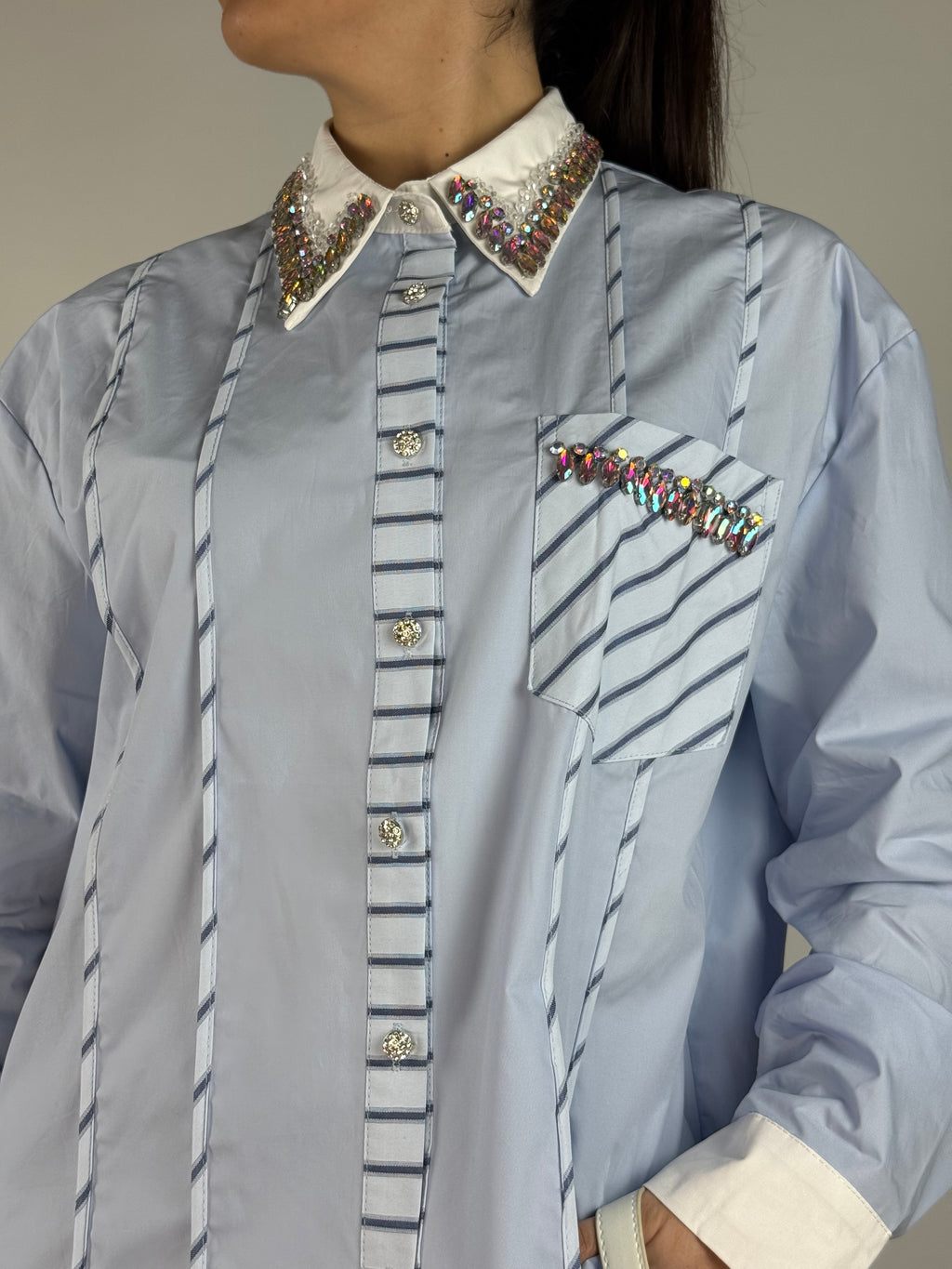 Camicia Swarovski