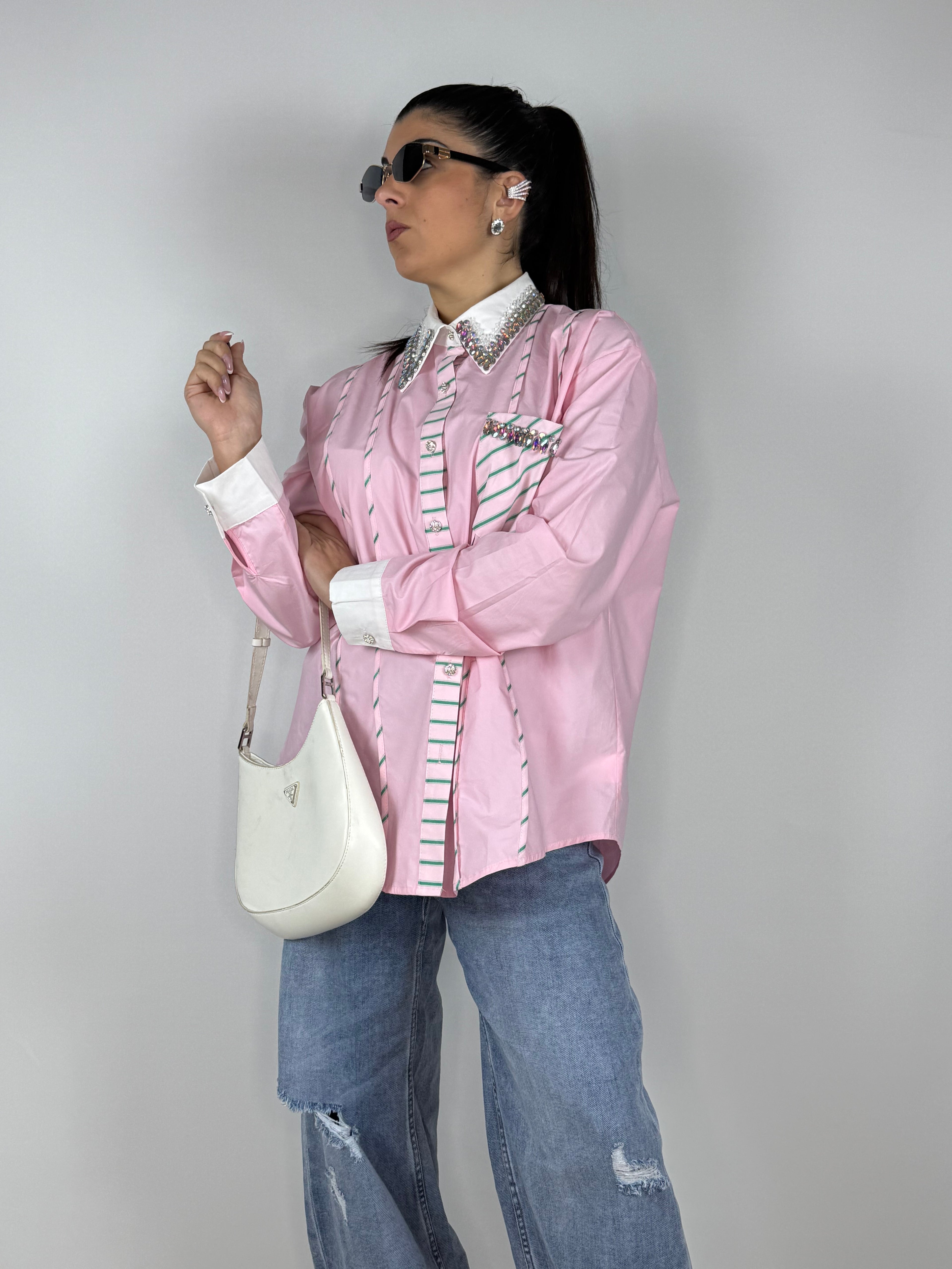 Camicia Swarovski