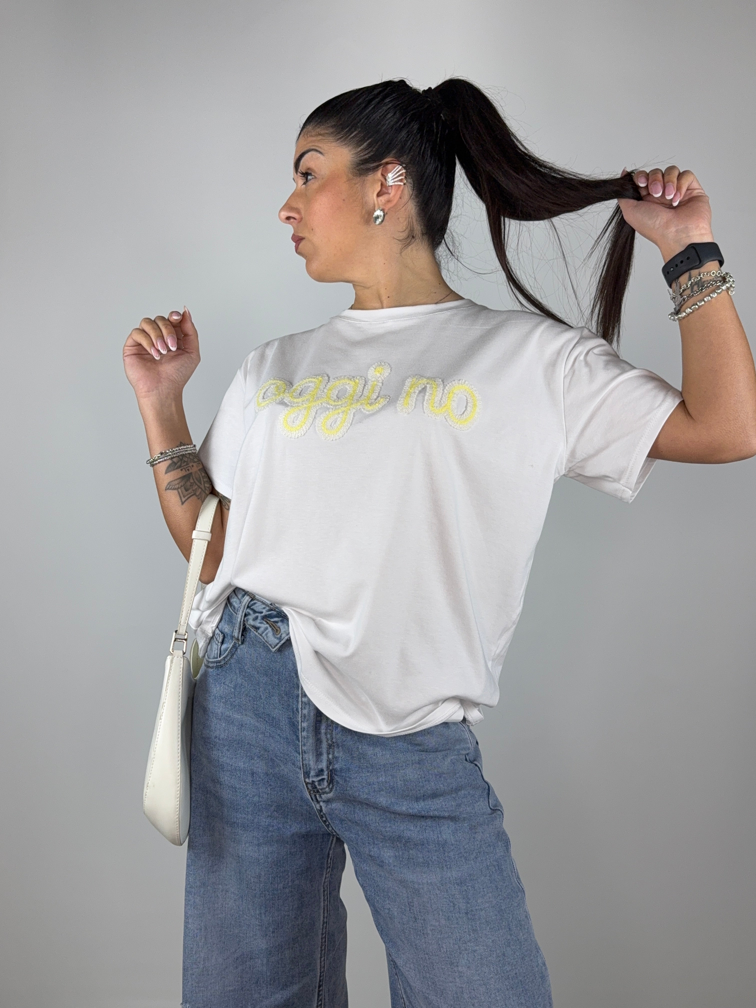 T-Shirt “Oggi no”
