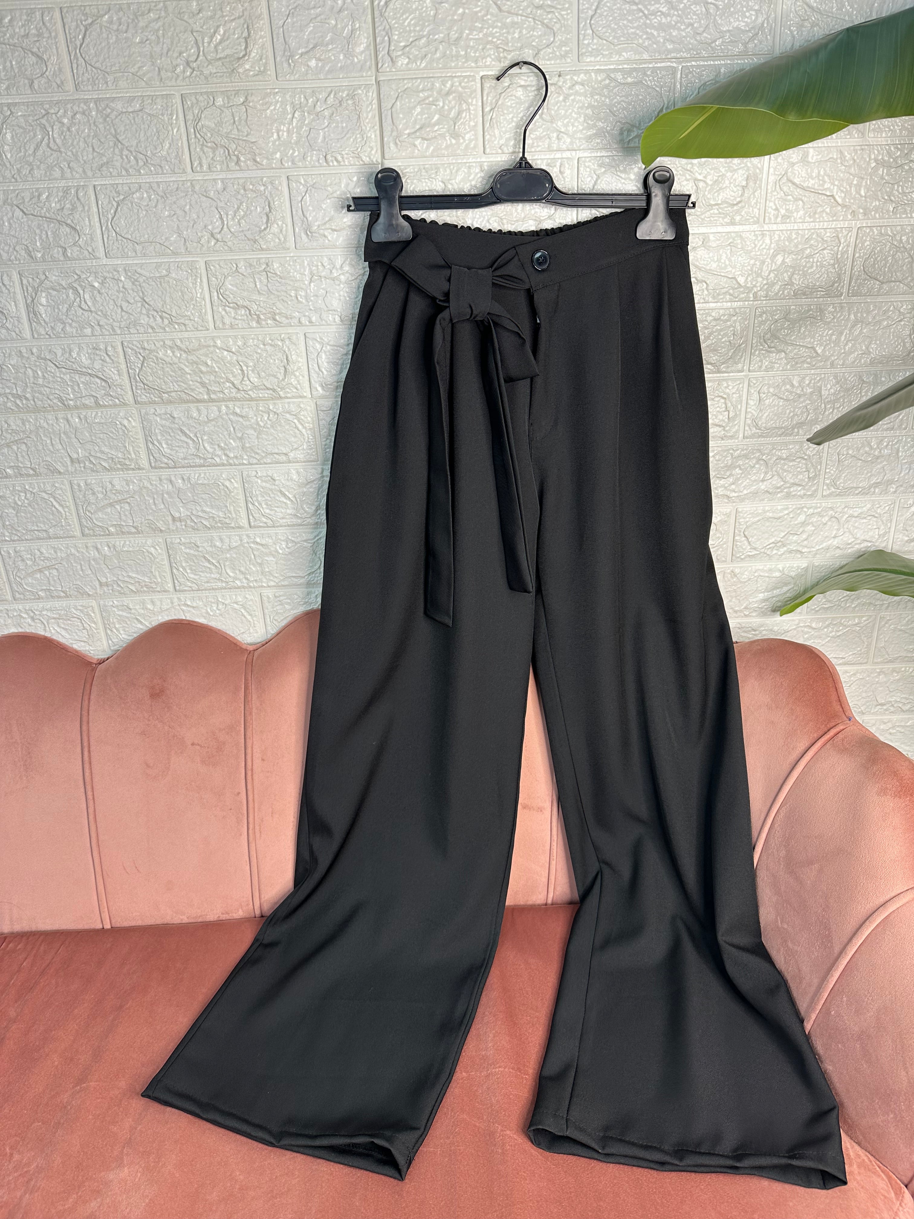 Pantalone palazzo fiocco