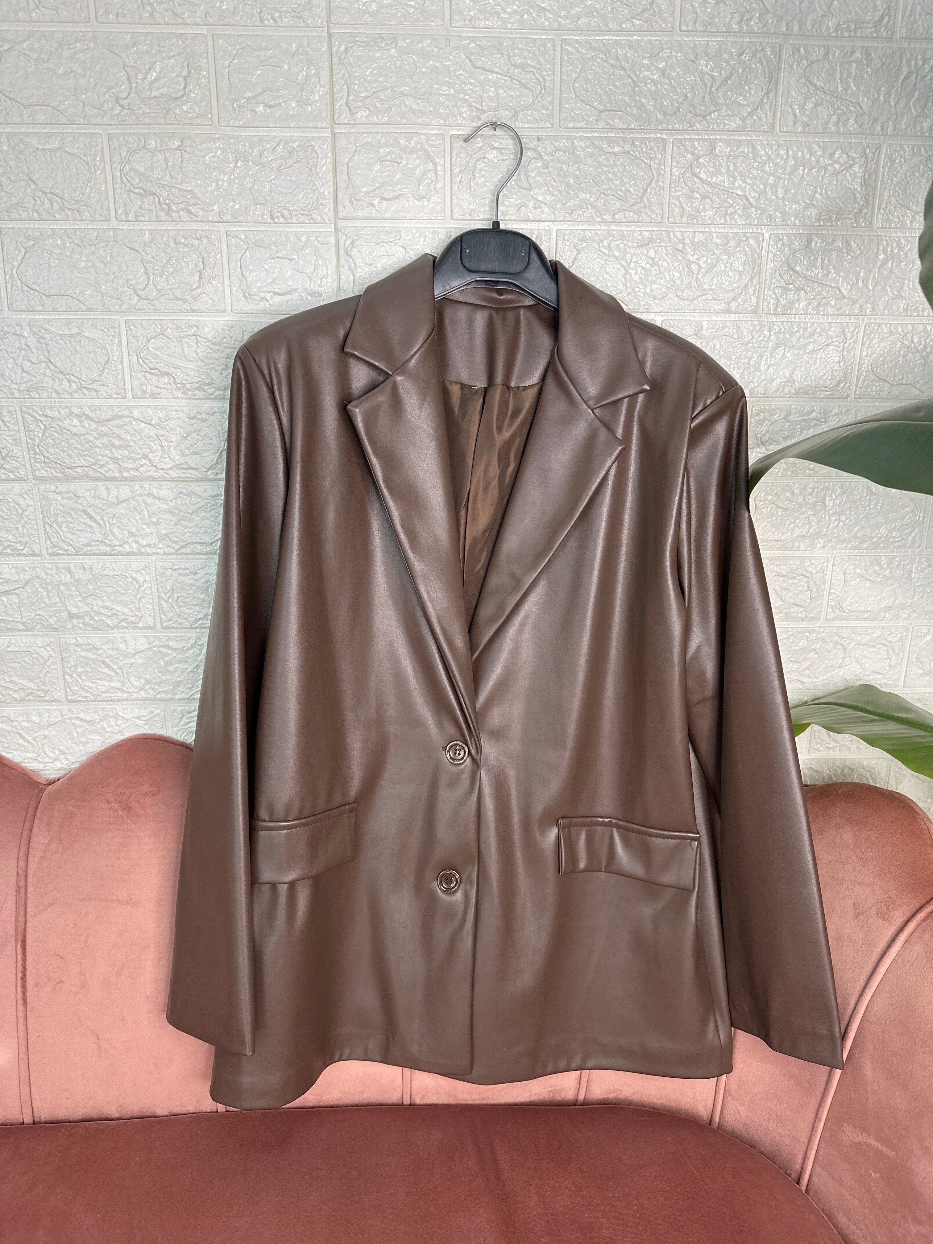 Blazer ecopelle