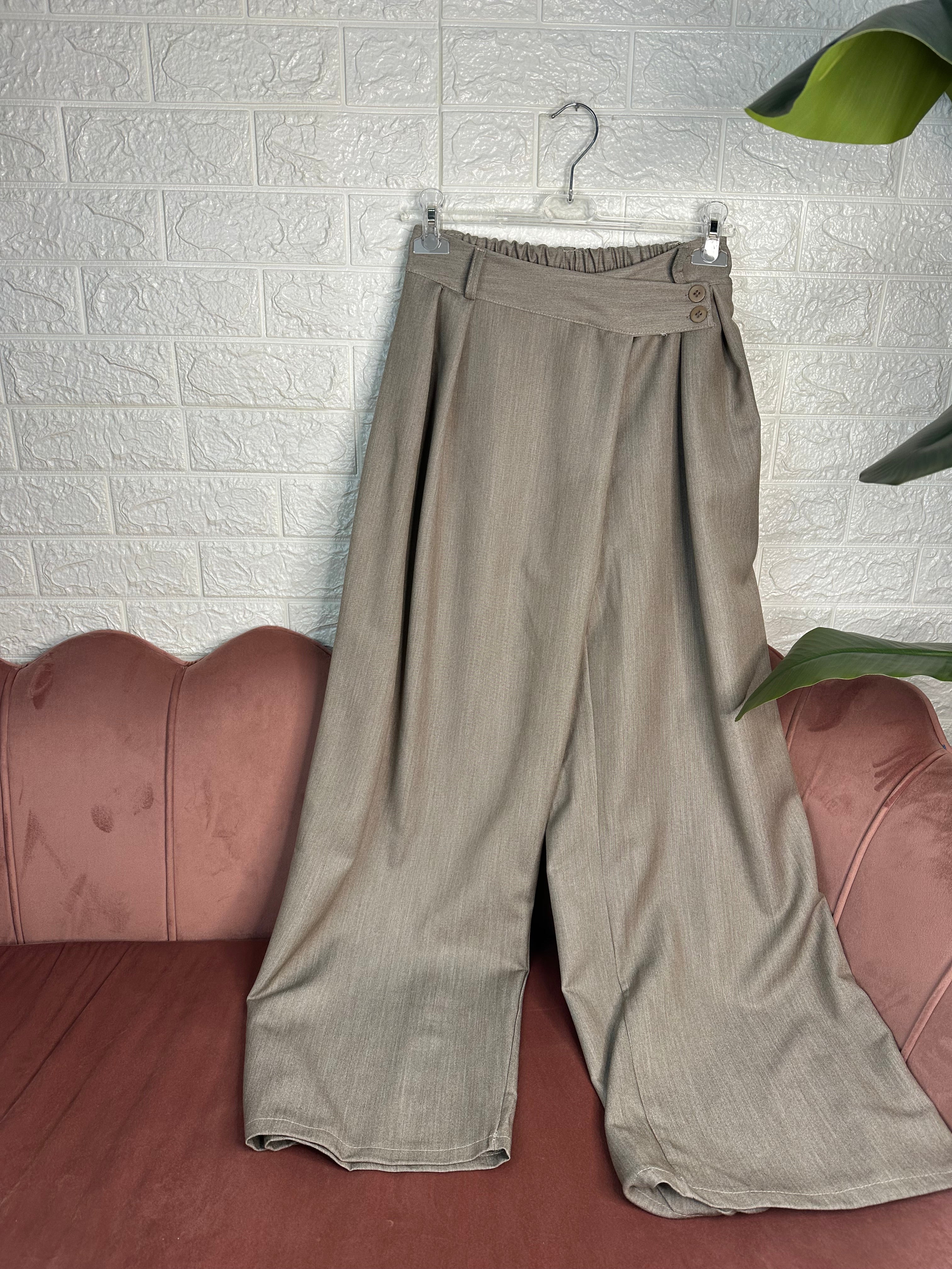 Pantalone wide leg