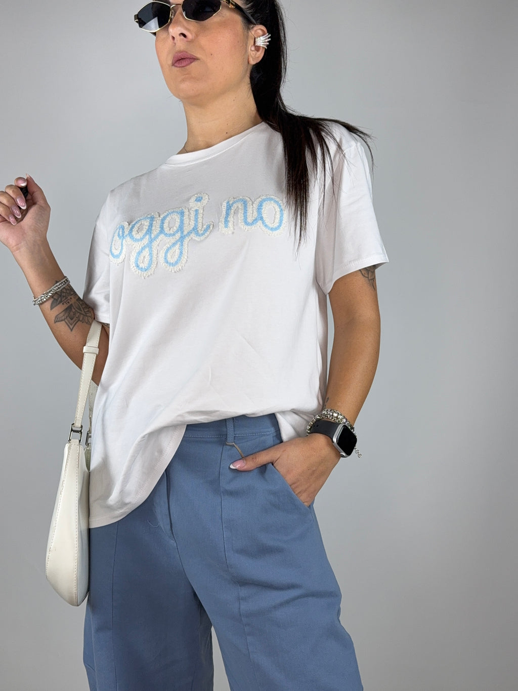 T-Shirt “Oggi no”
