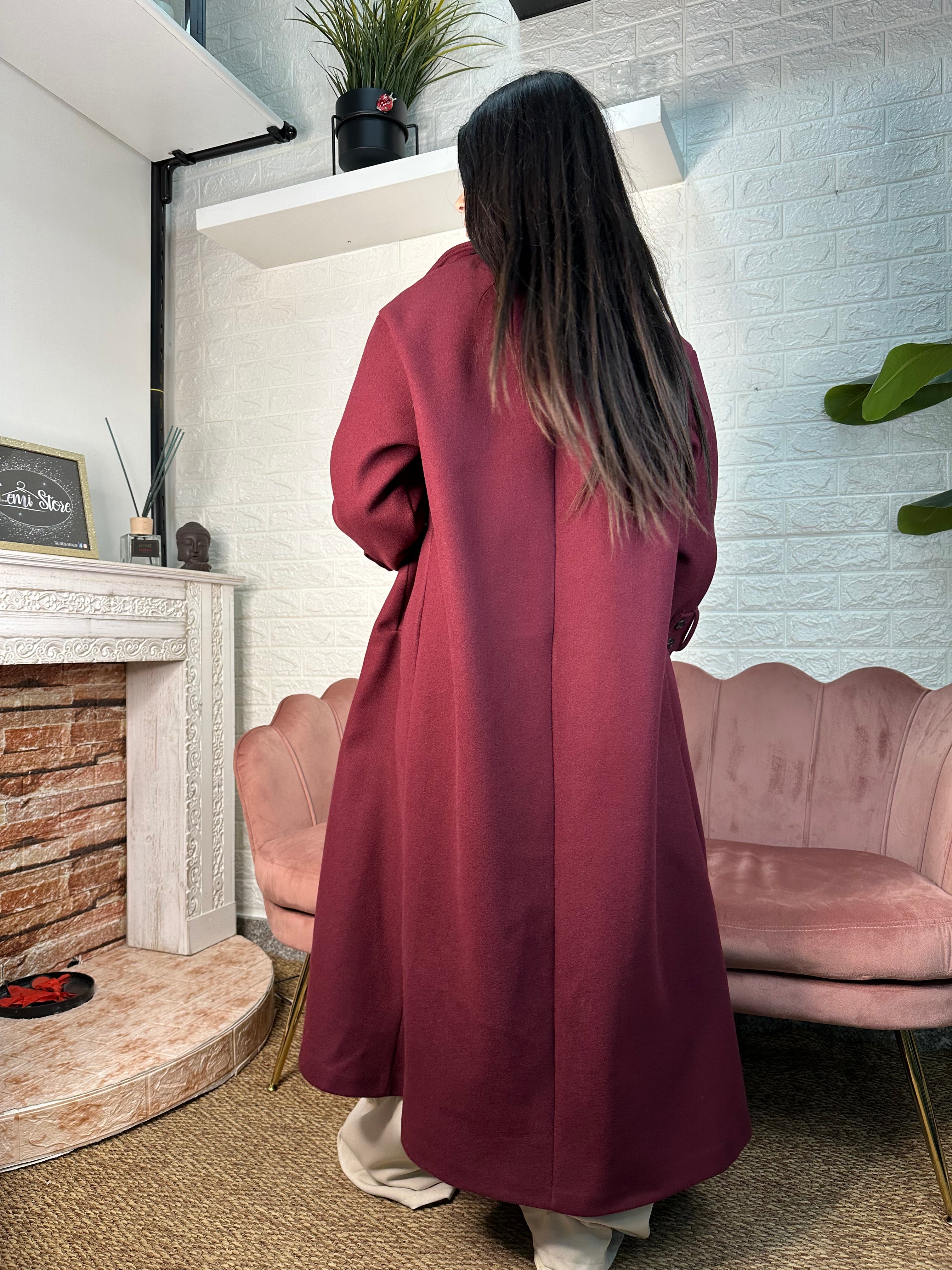 Cappotto oversize doppiopetto