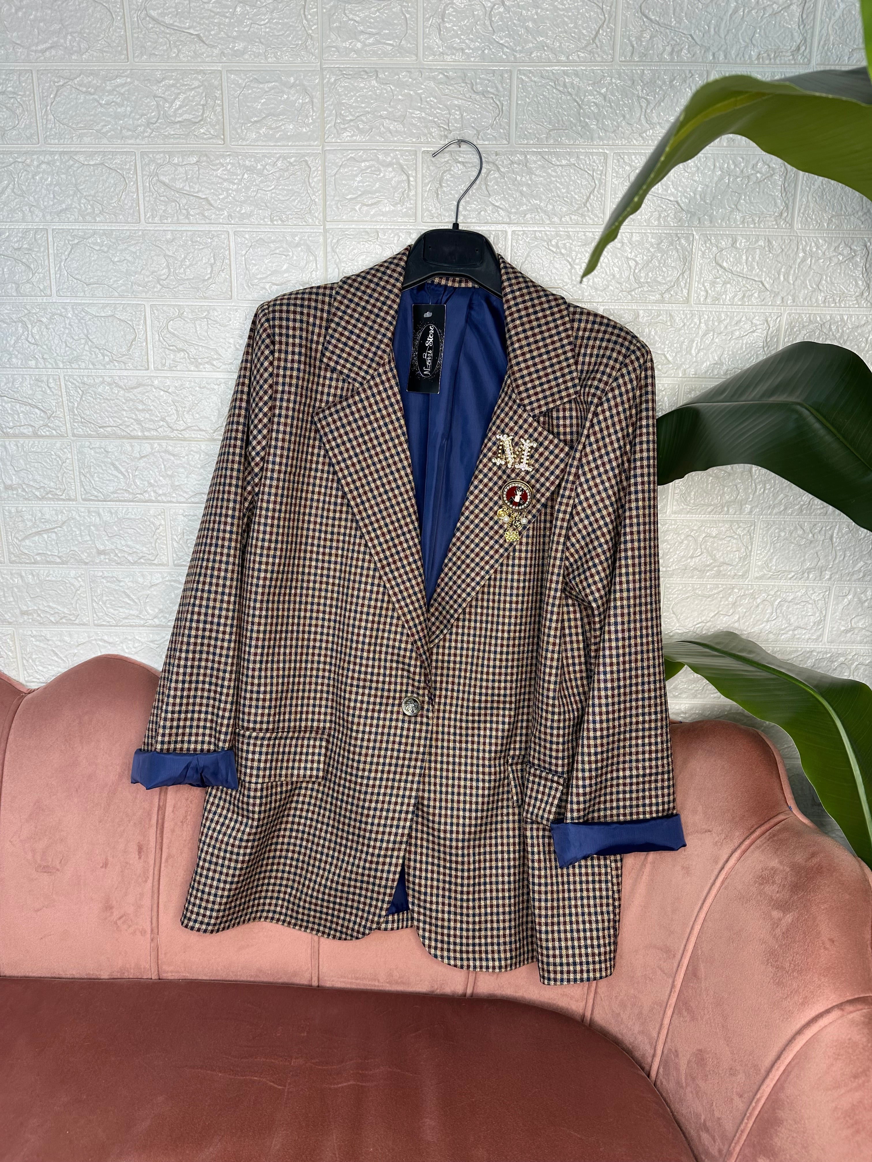 Blazer quadri