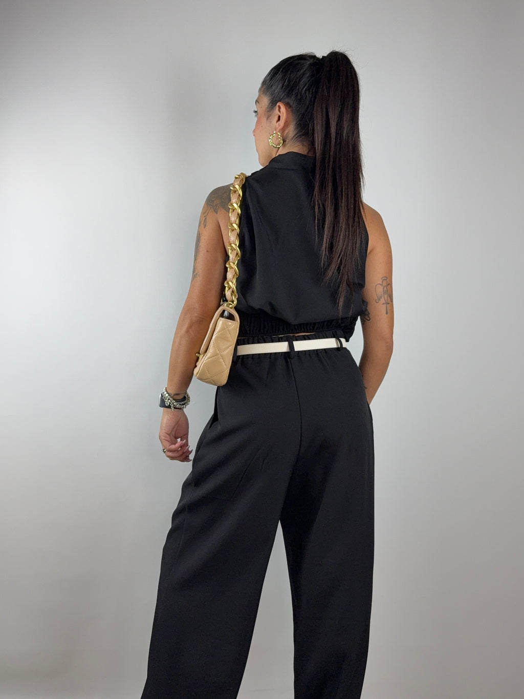 Coordinato gilet crop