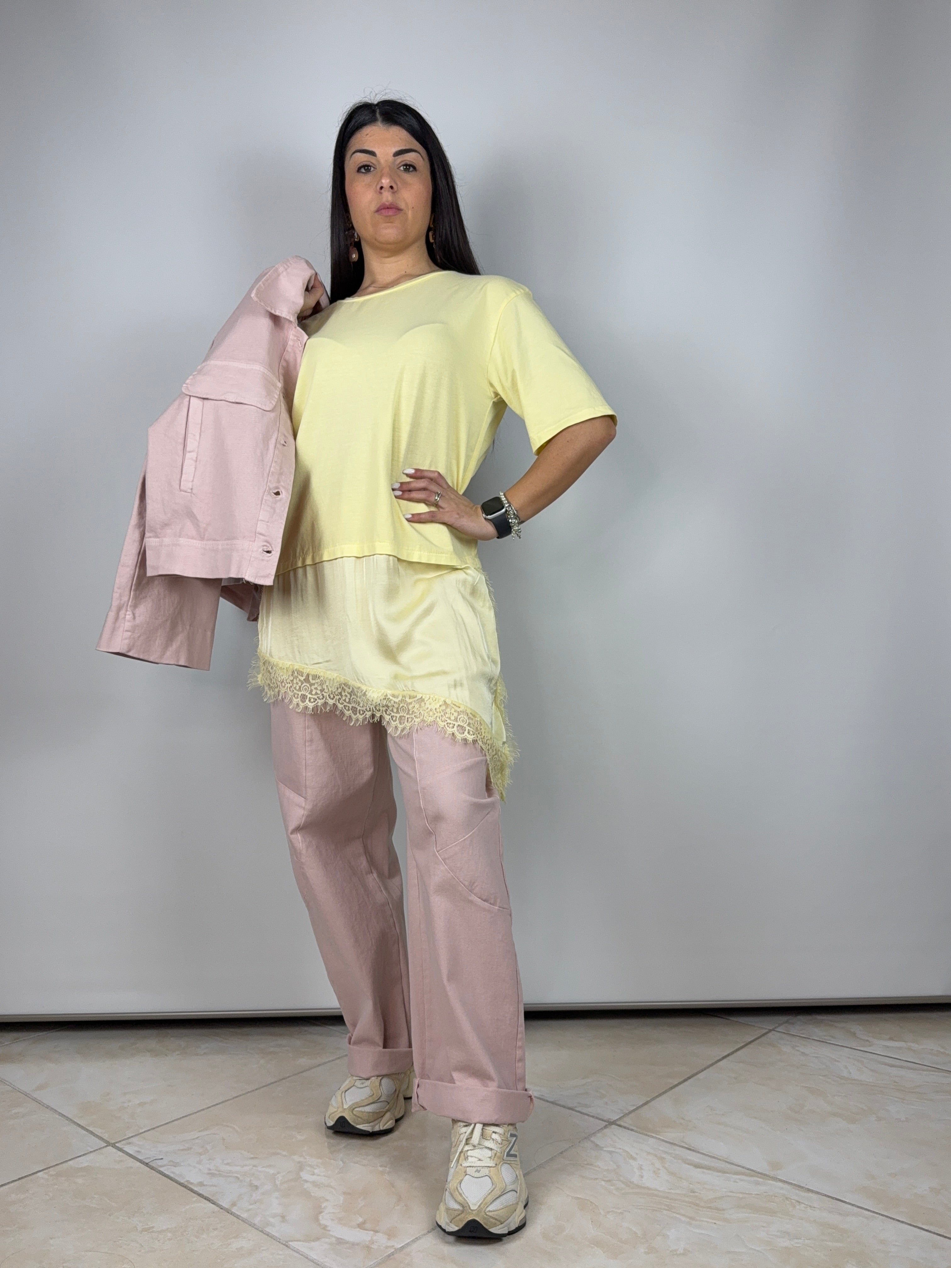 T-Shirt pizzo