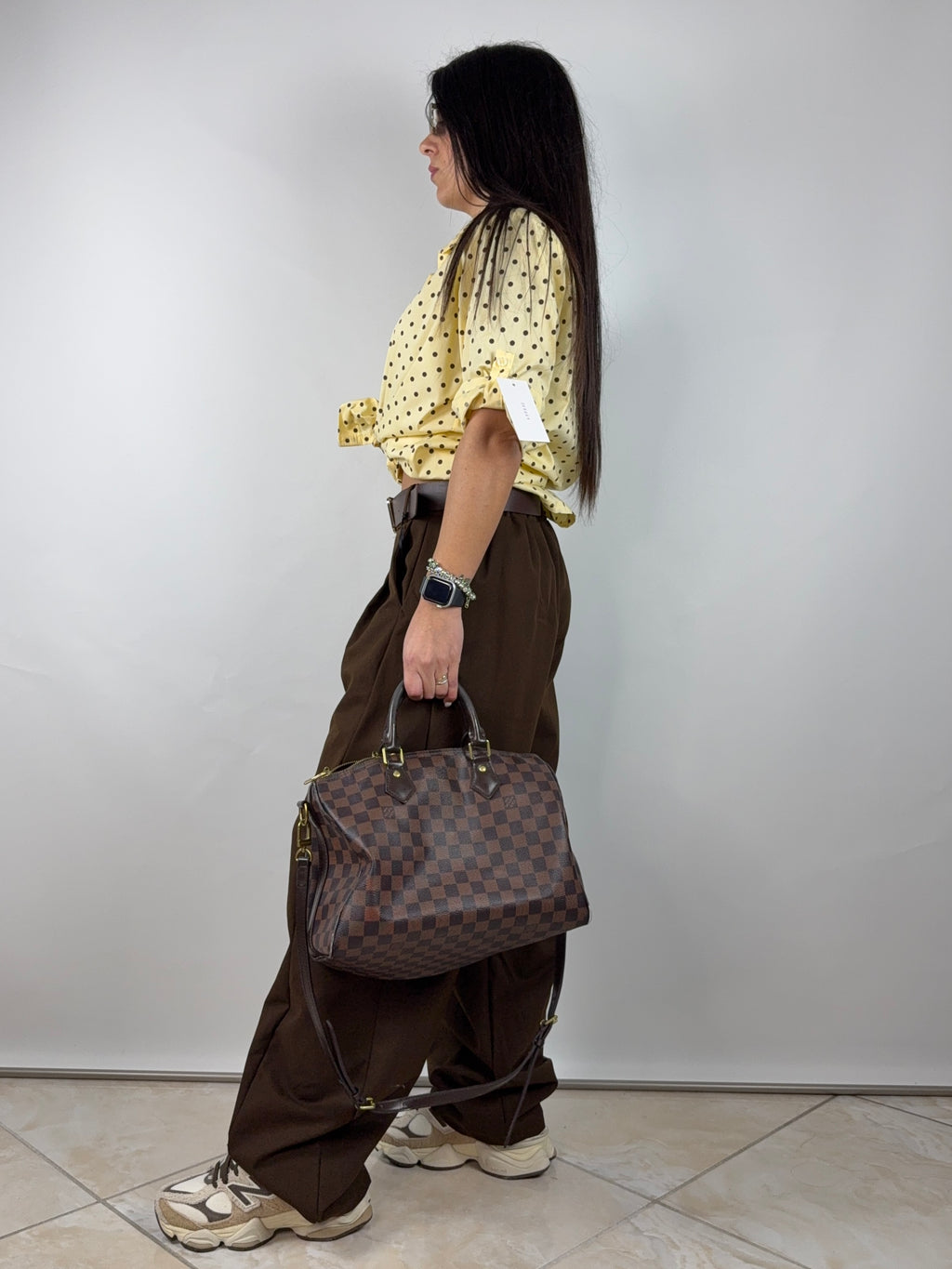 Pantalone baggy cintura
