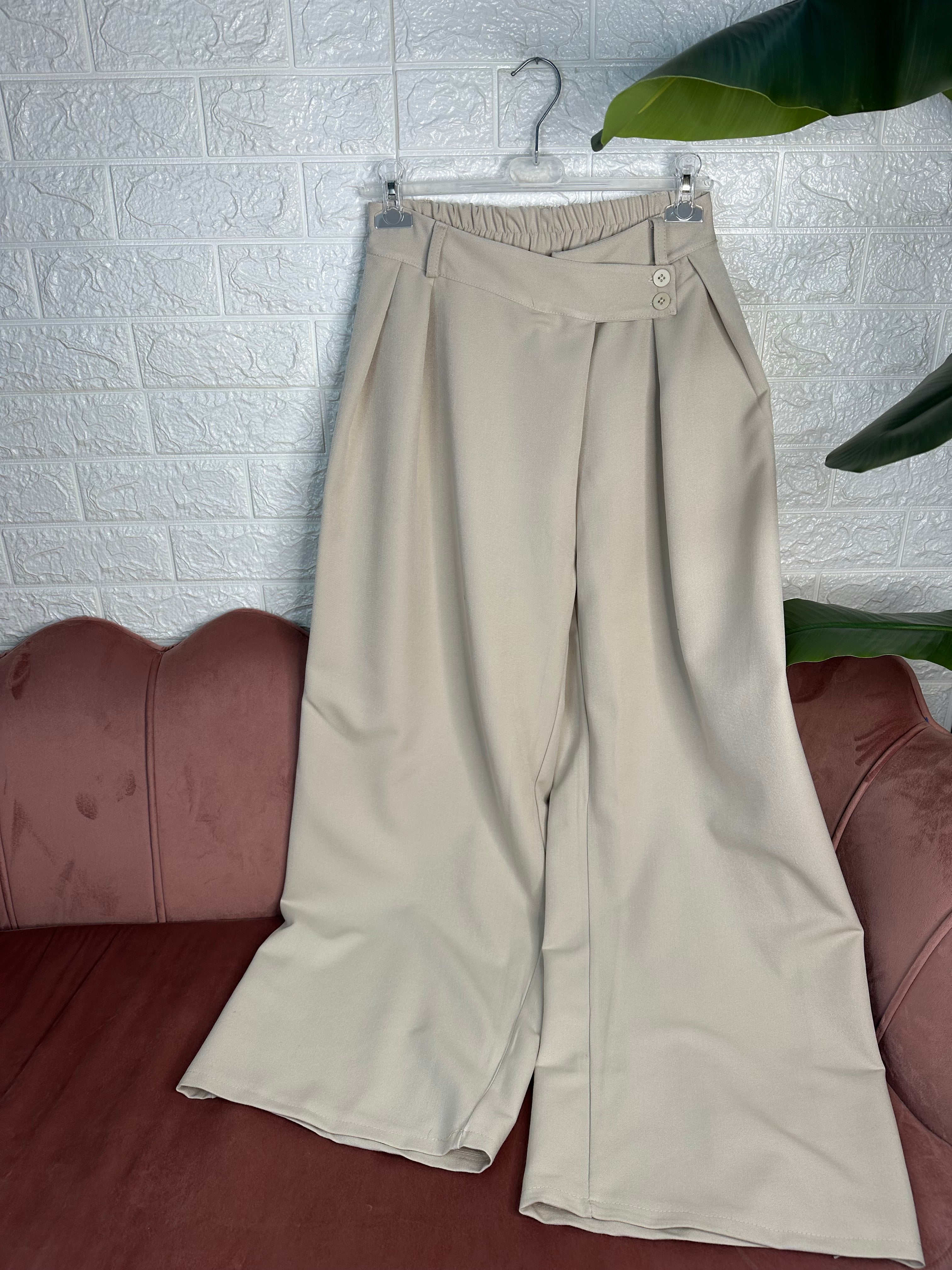Pantalone wide leg