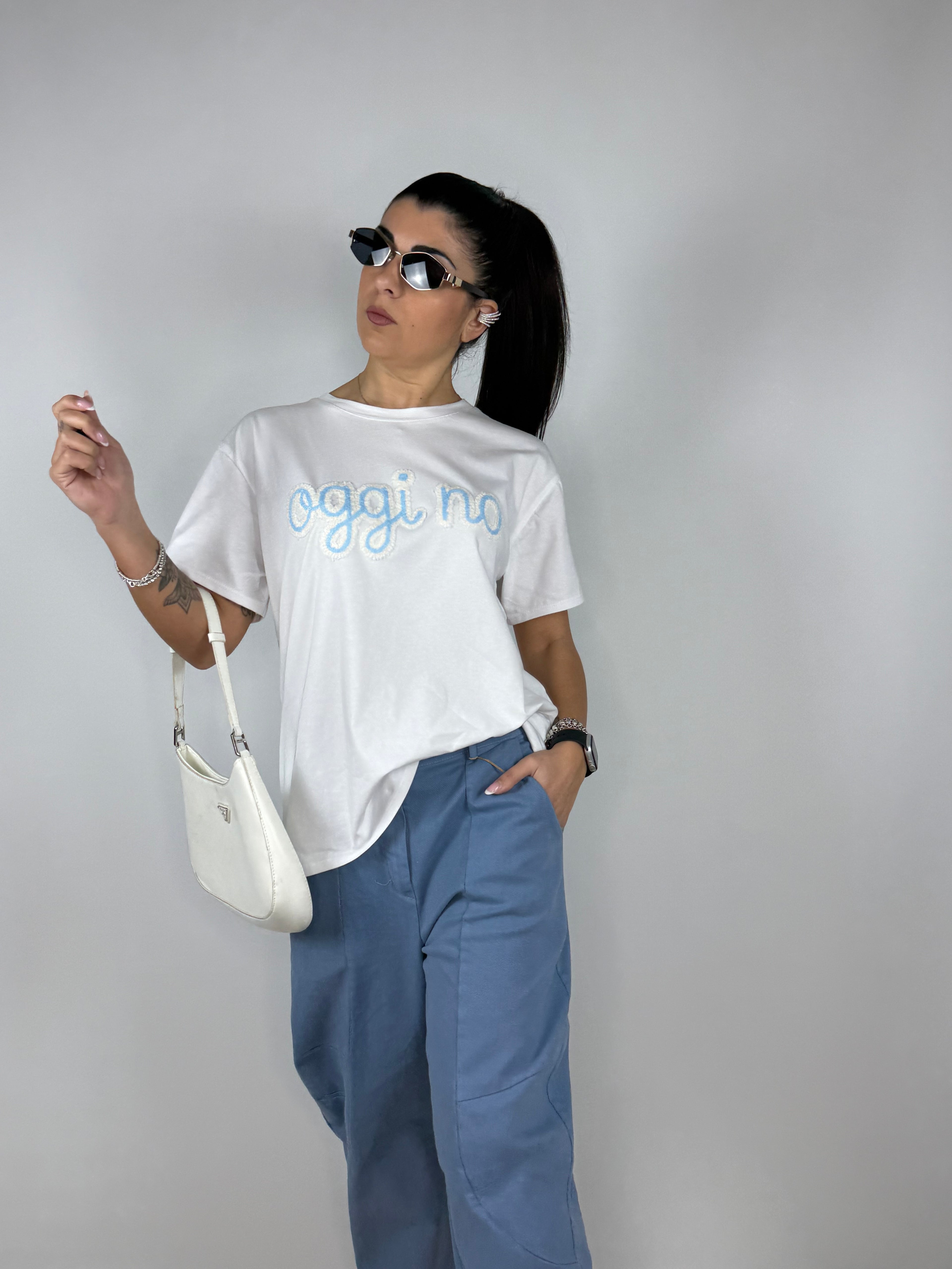 T-Shirt “Oggi no”