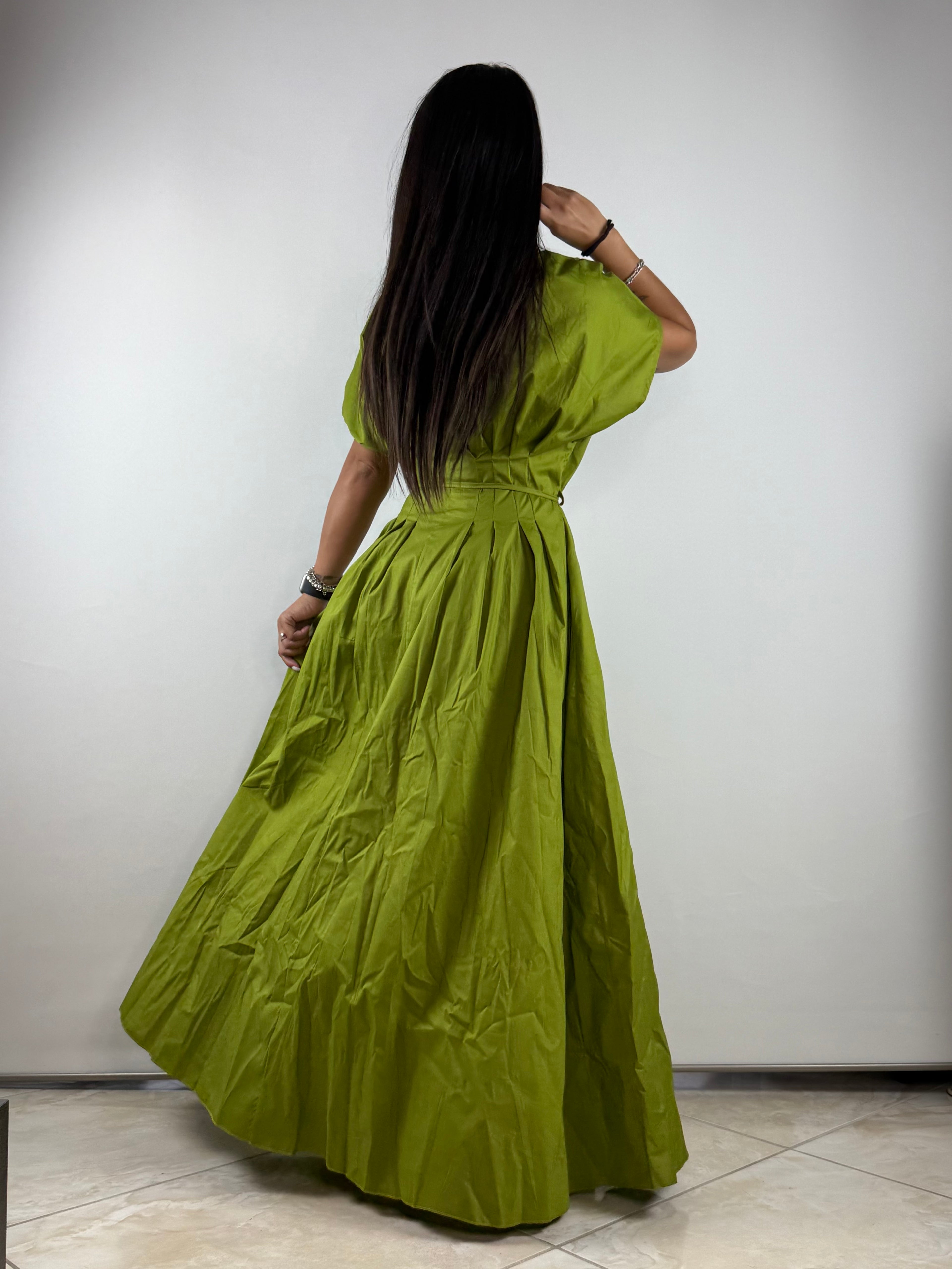 Vestito lungo cotone