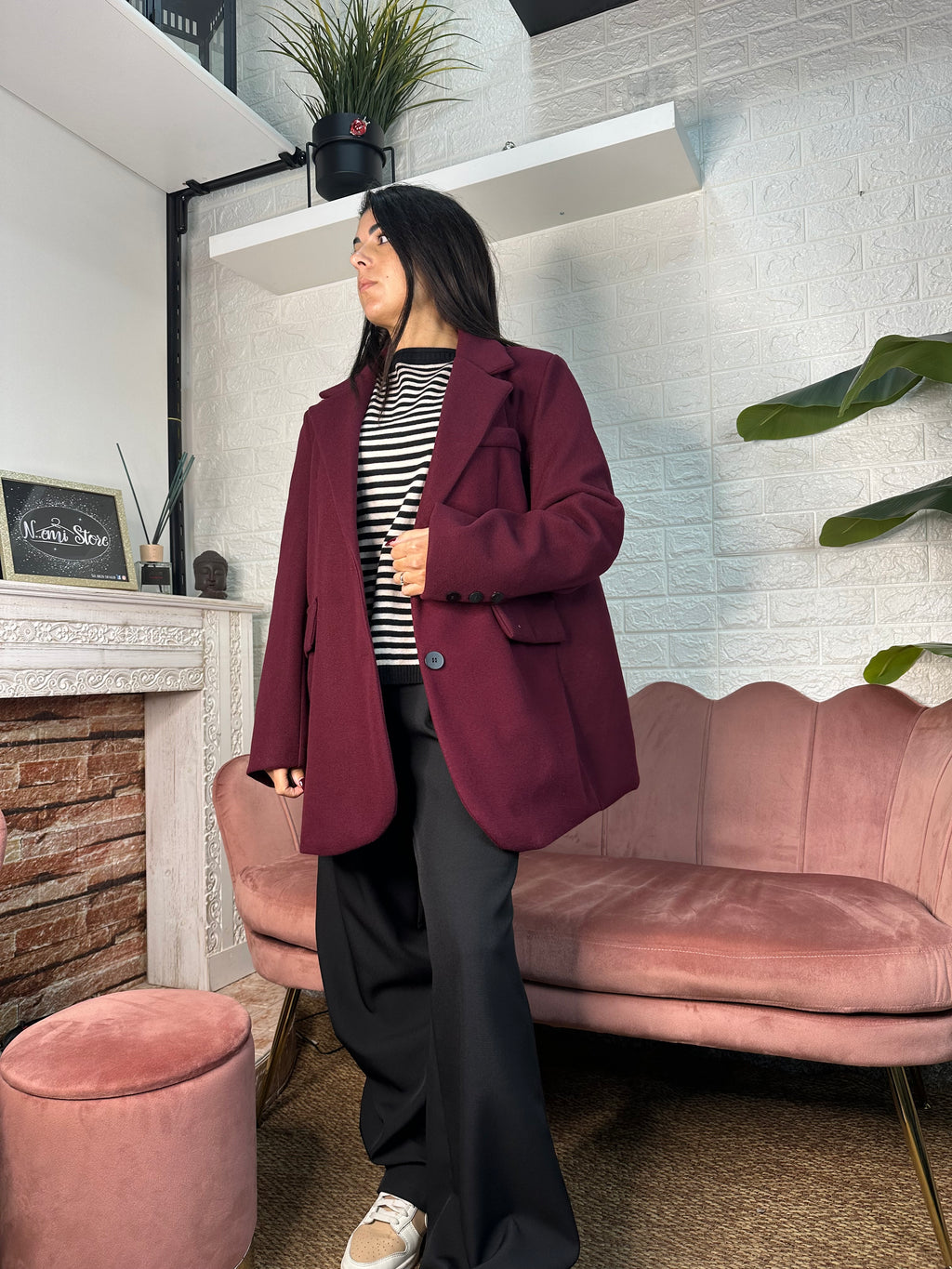 Blazer cappotto oversize