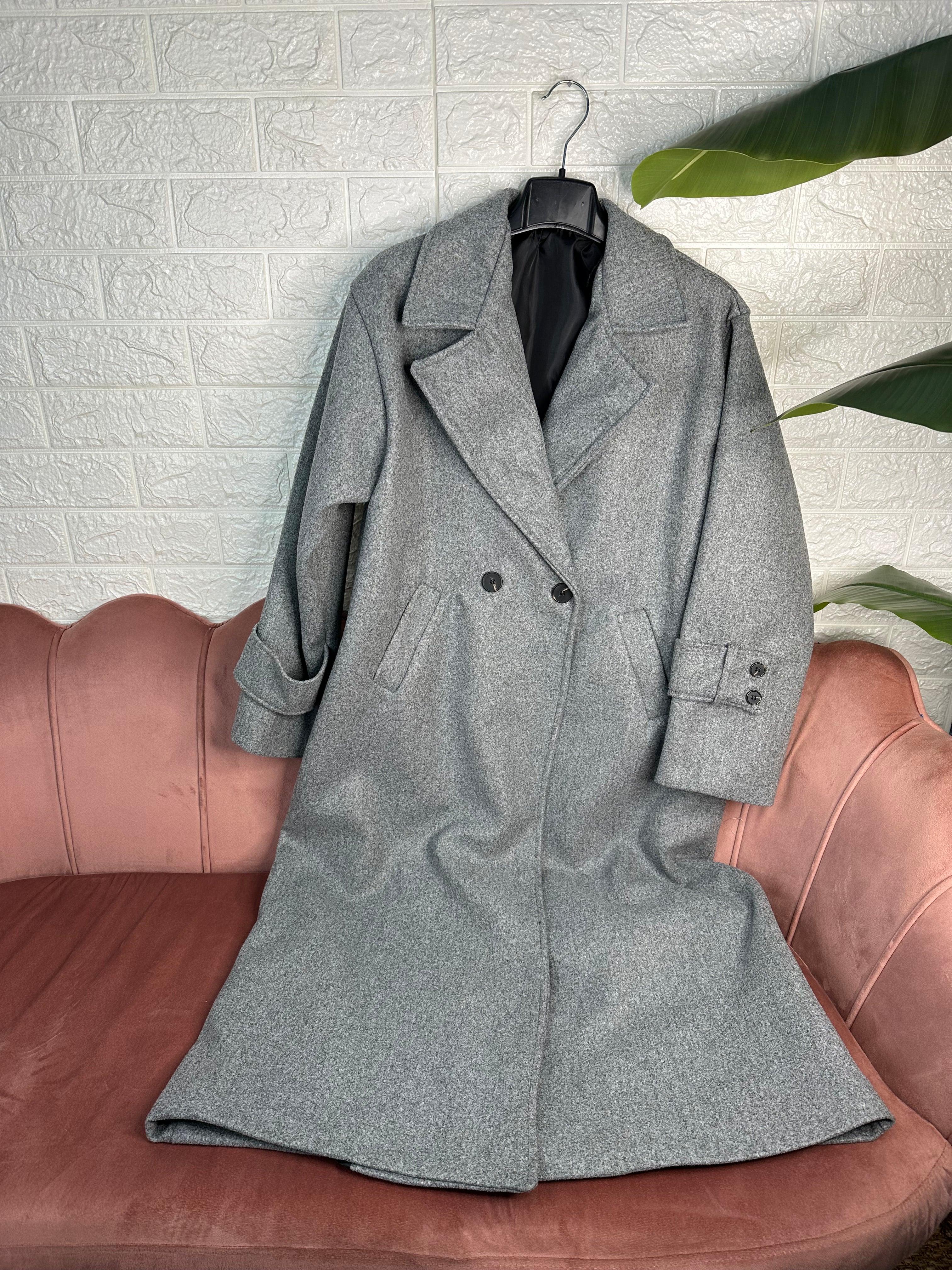 Cappotto oversize doppiopetto