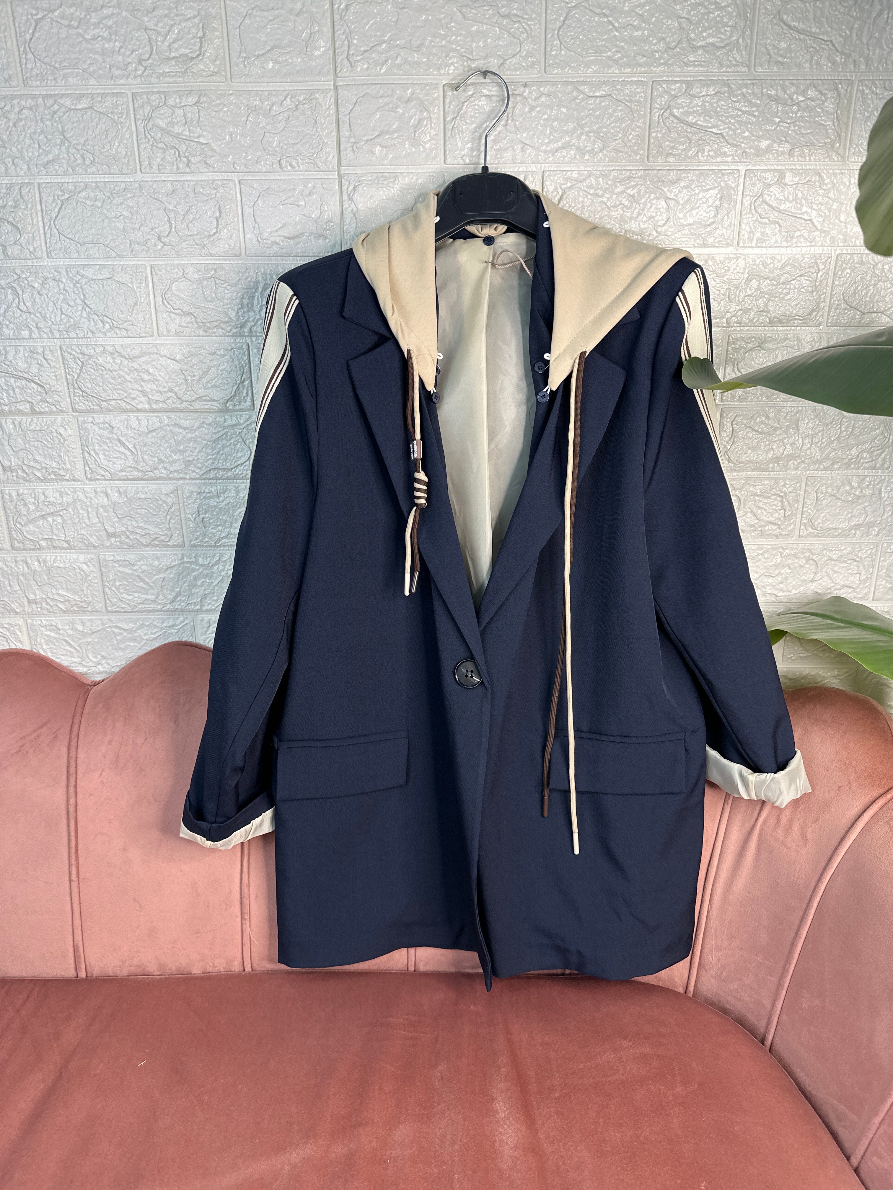 Blazer cappuccio
