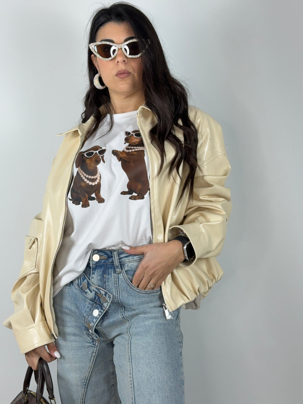 Bomber ecopelle