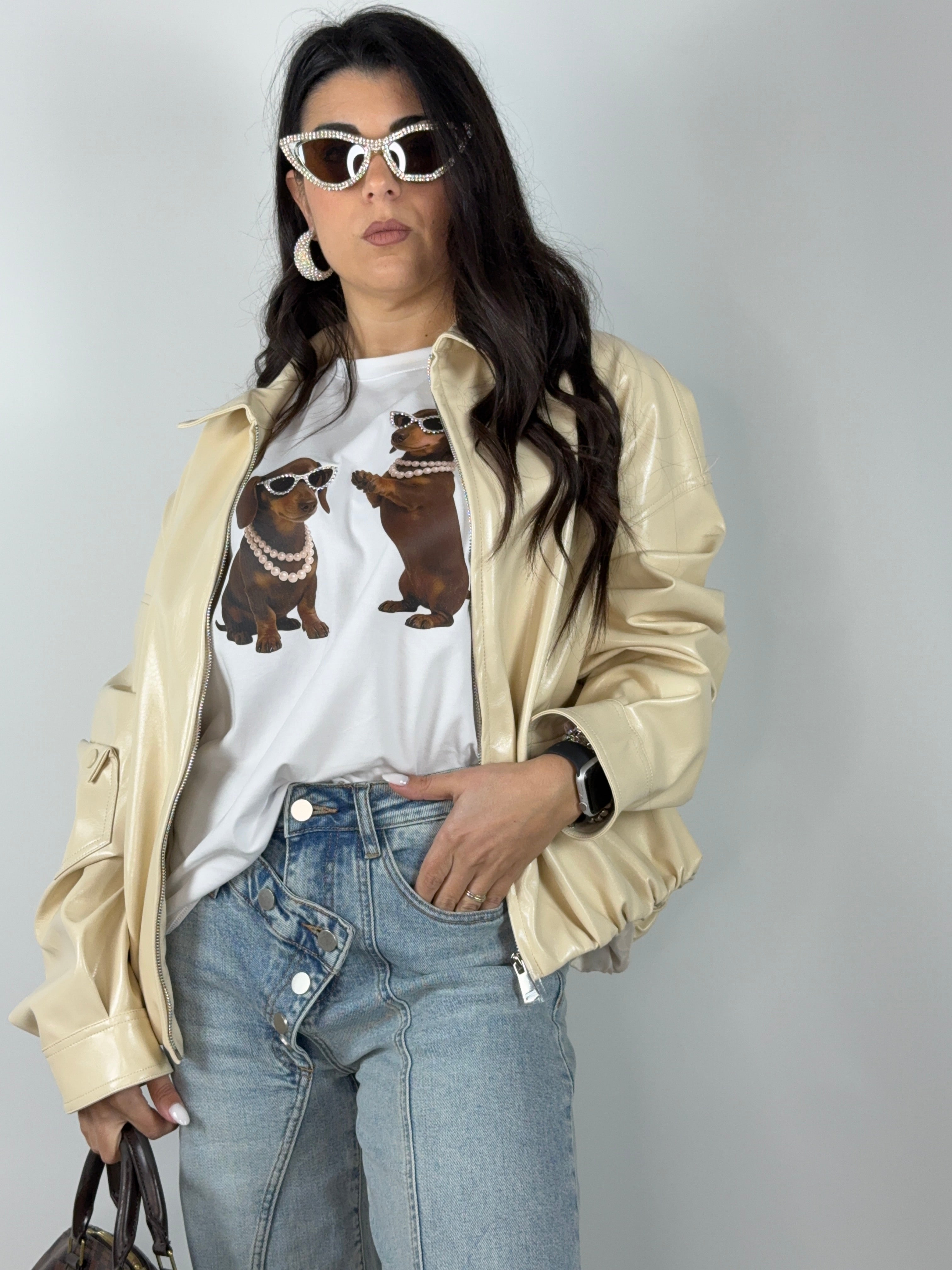 Bomber ecopelle