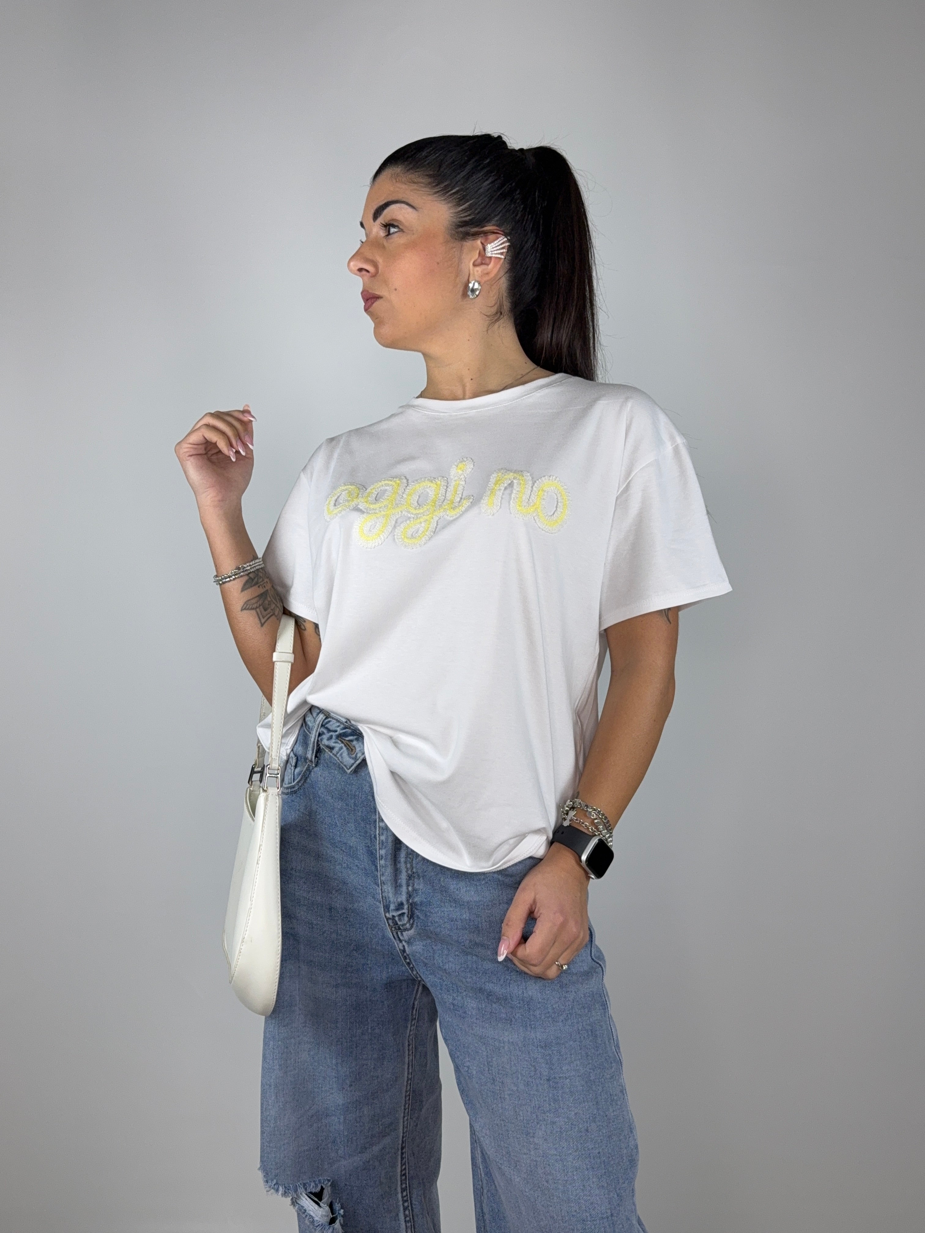 T-Shirt “Oggi no”