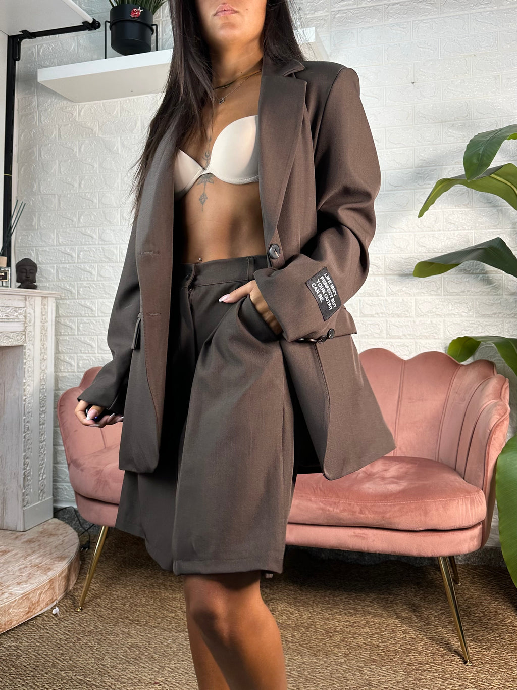 Tailleur con bermuda