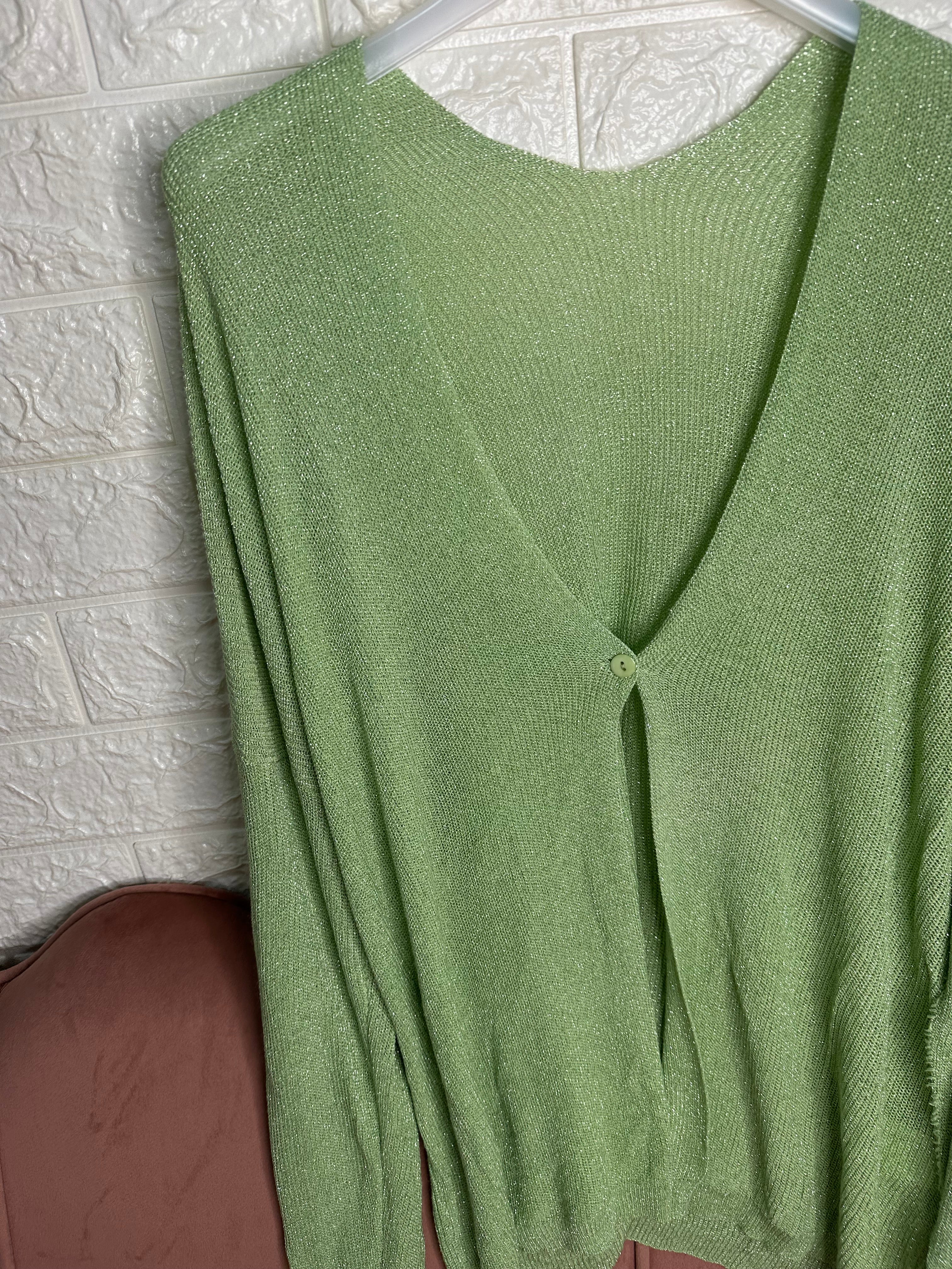 Cardigan filo lurex