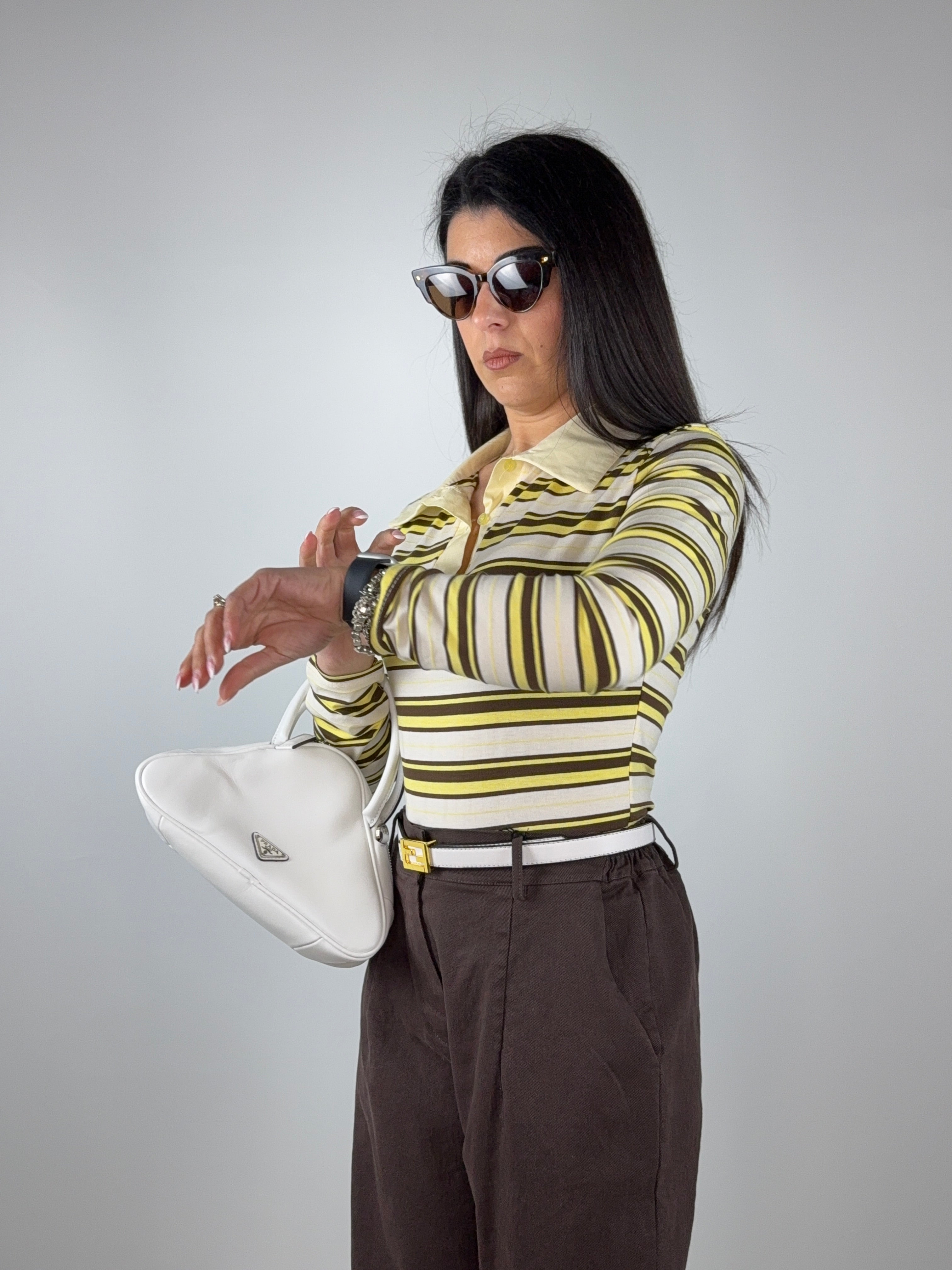 Body polo righe