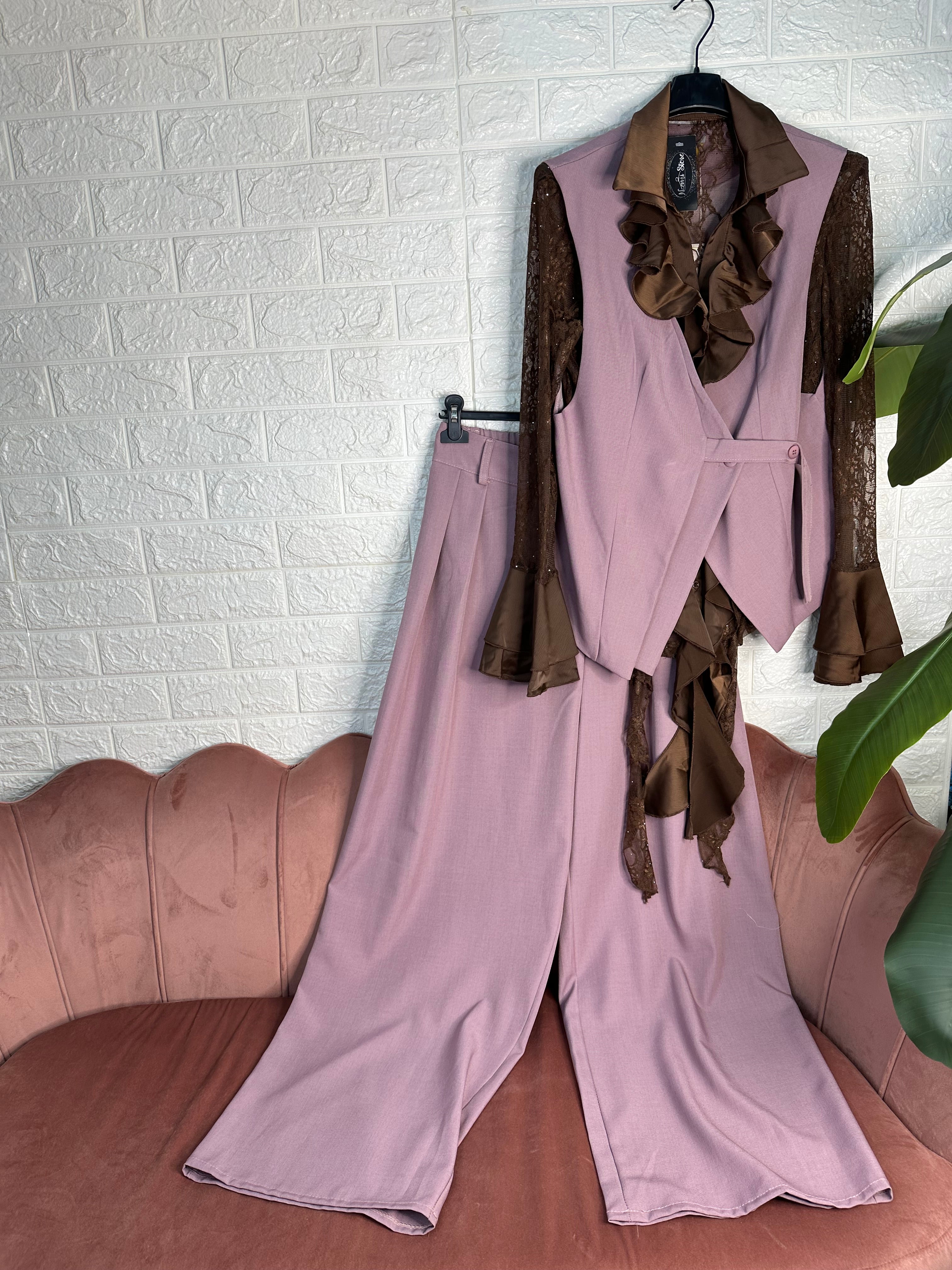 Coordinato gilet pantalone