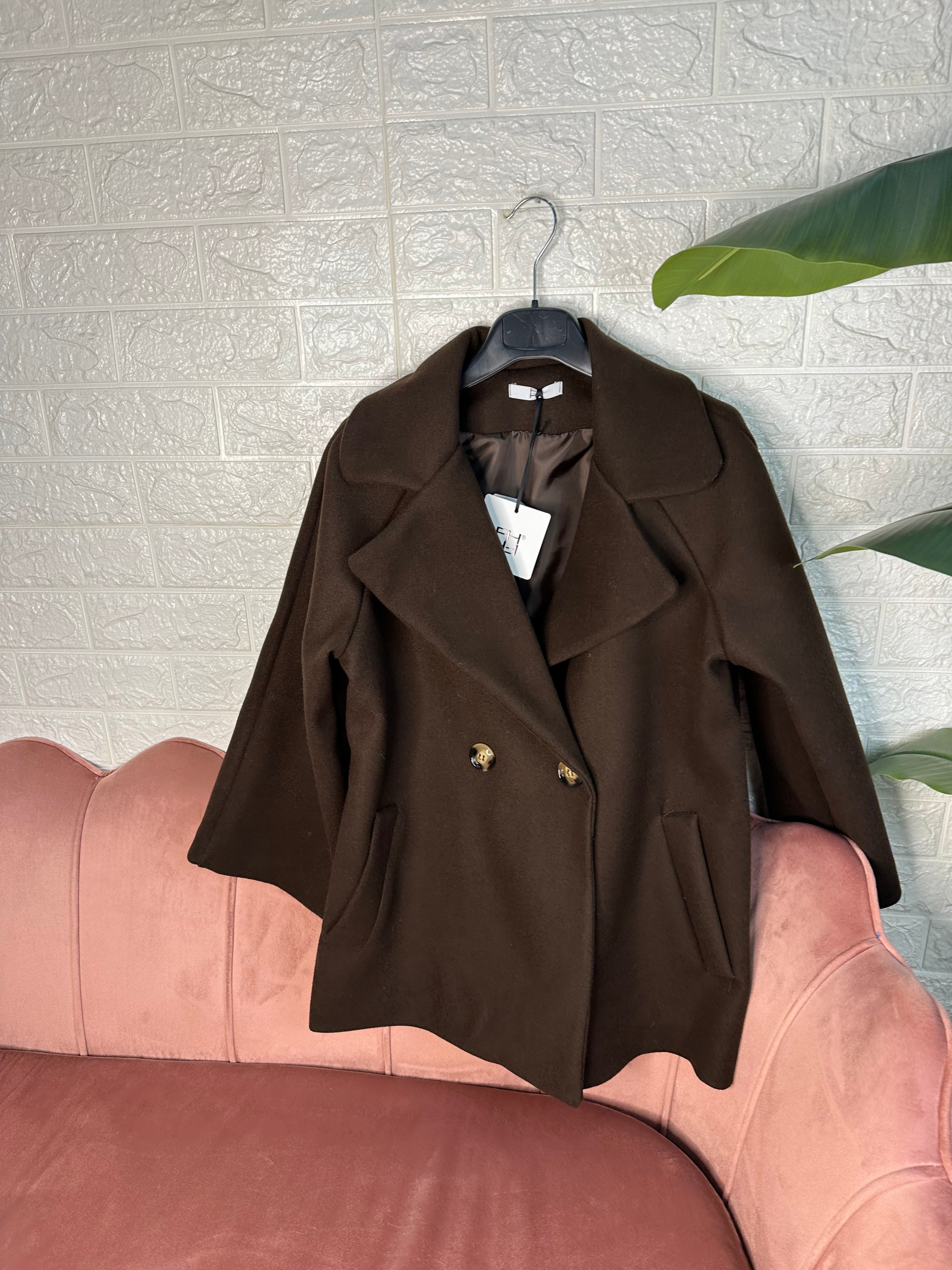 Cappotto oversize corto