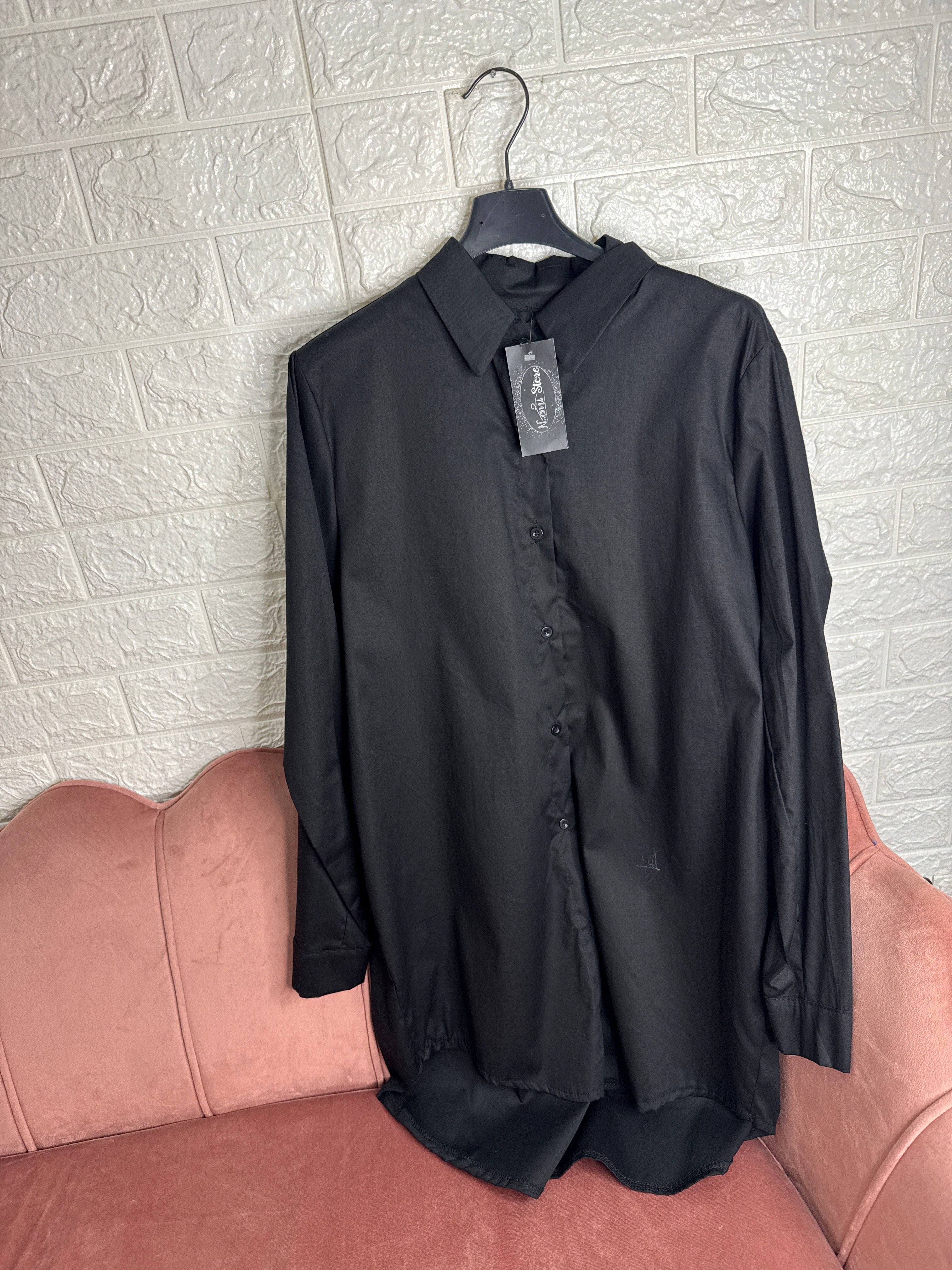 Camicia lunga cotone