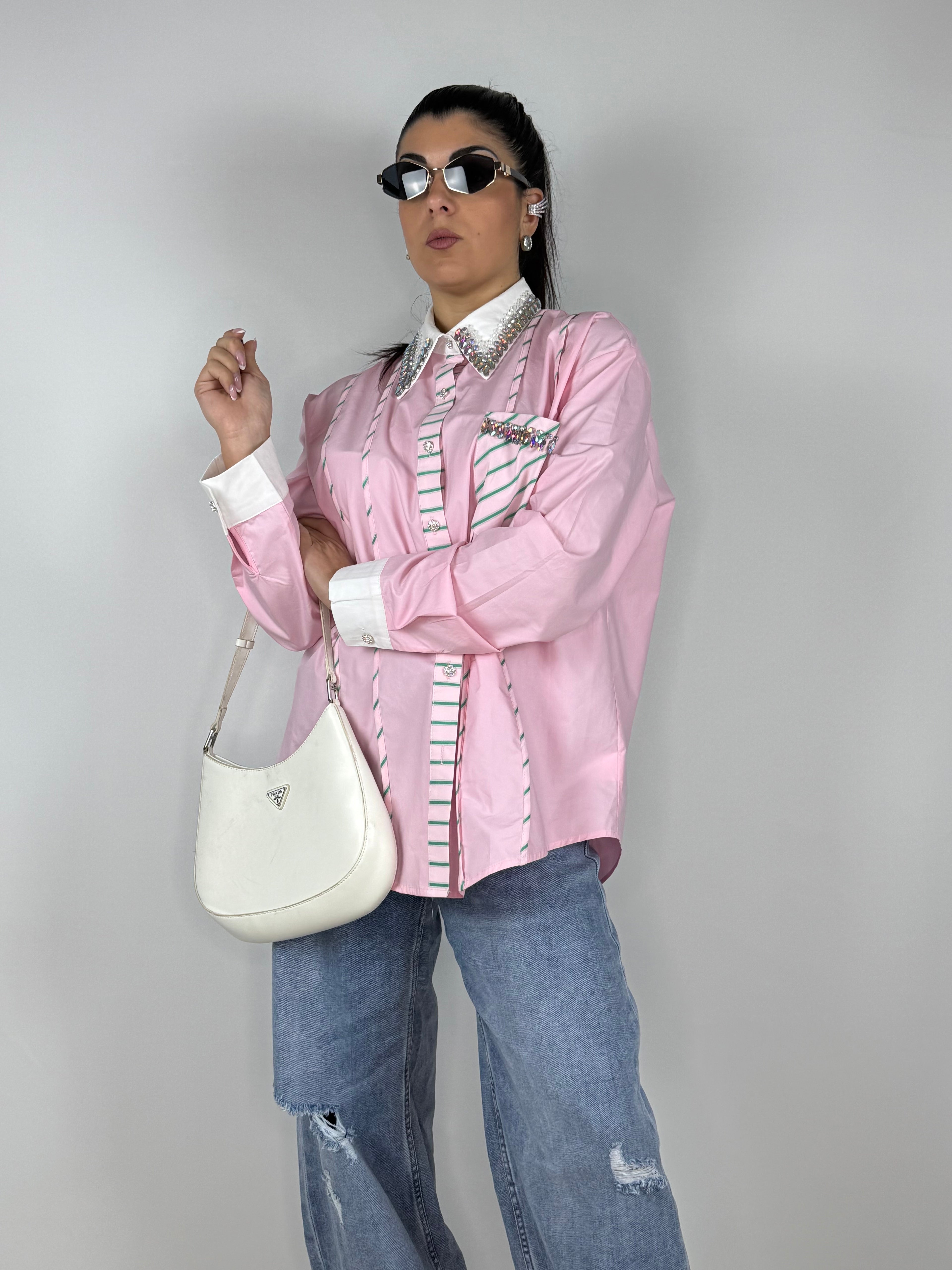 Camicia Swarovski