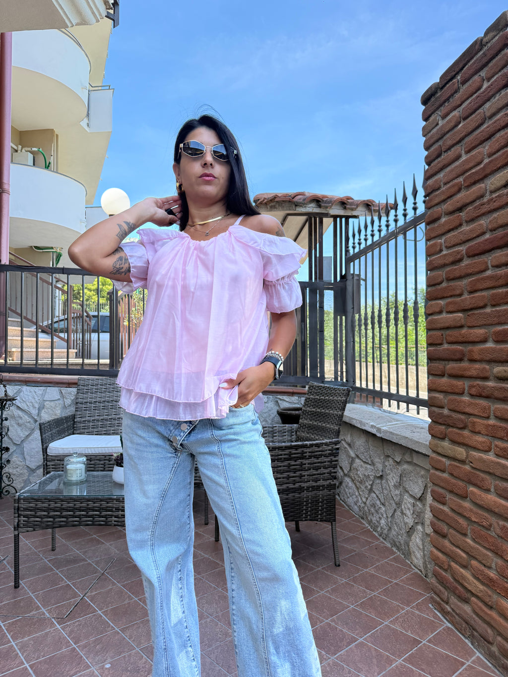 Camicia chiffon