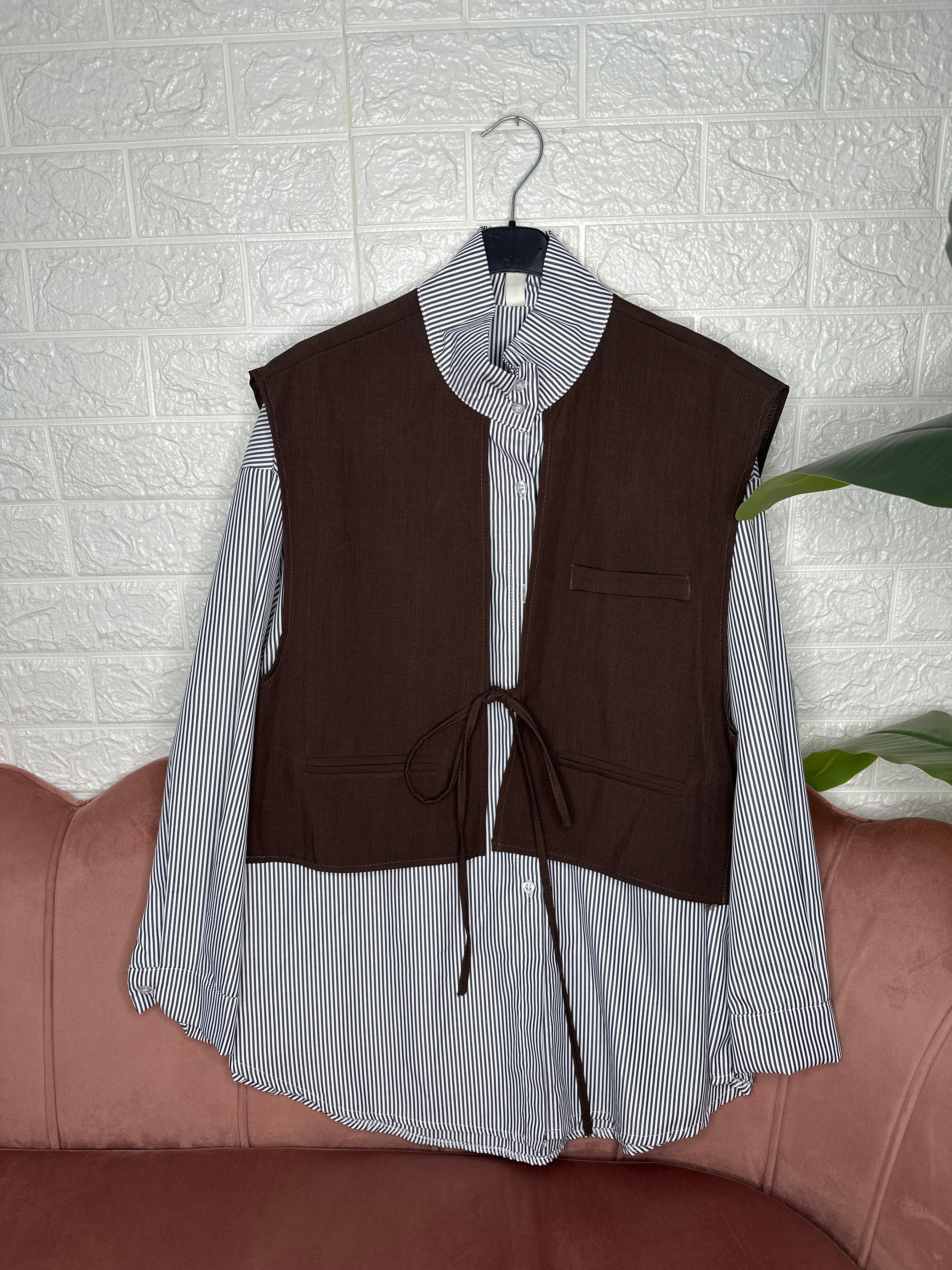 Camicia con gilet