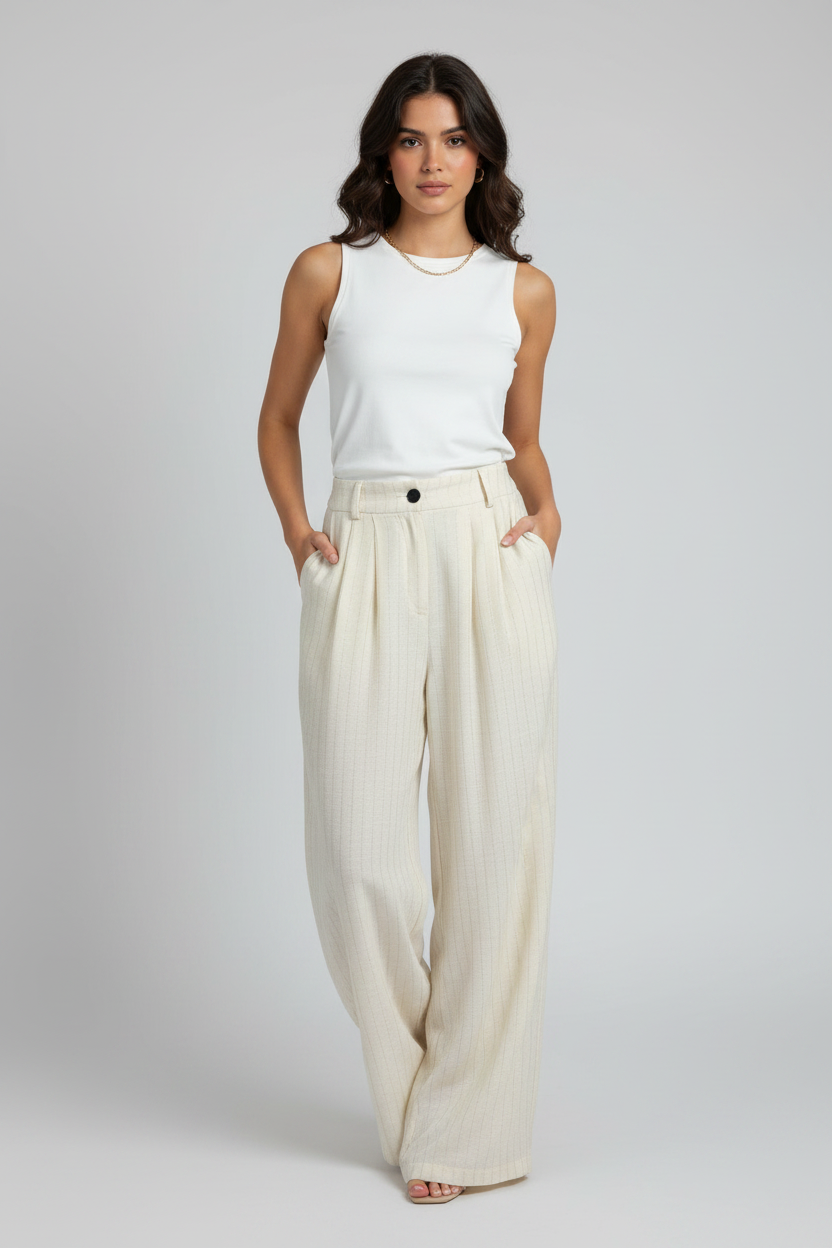 Pantalone gessato