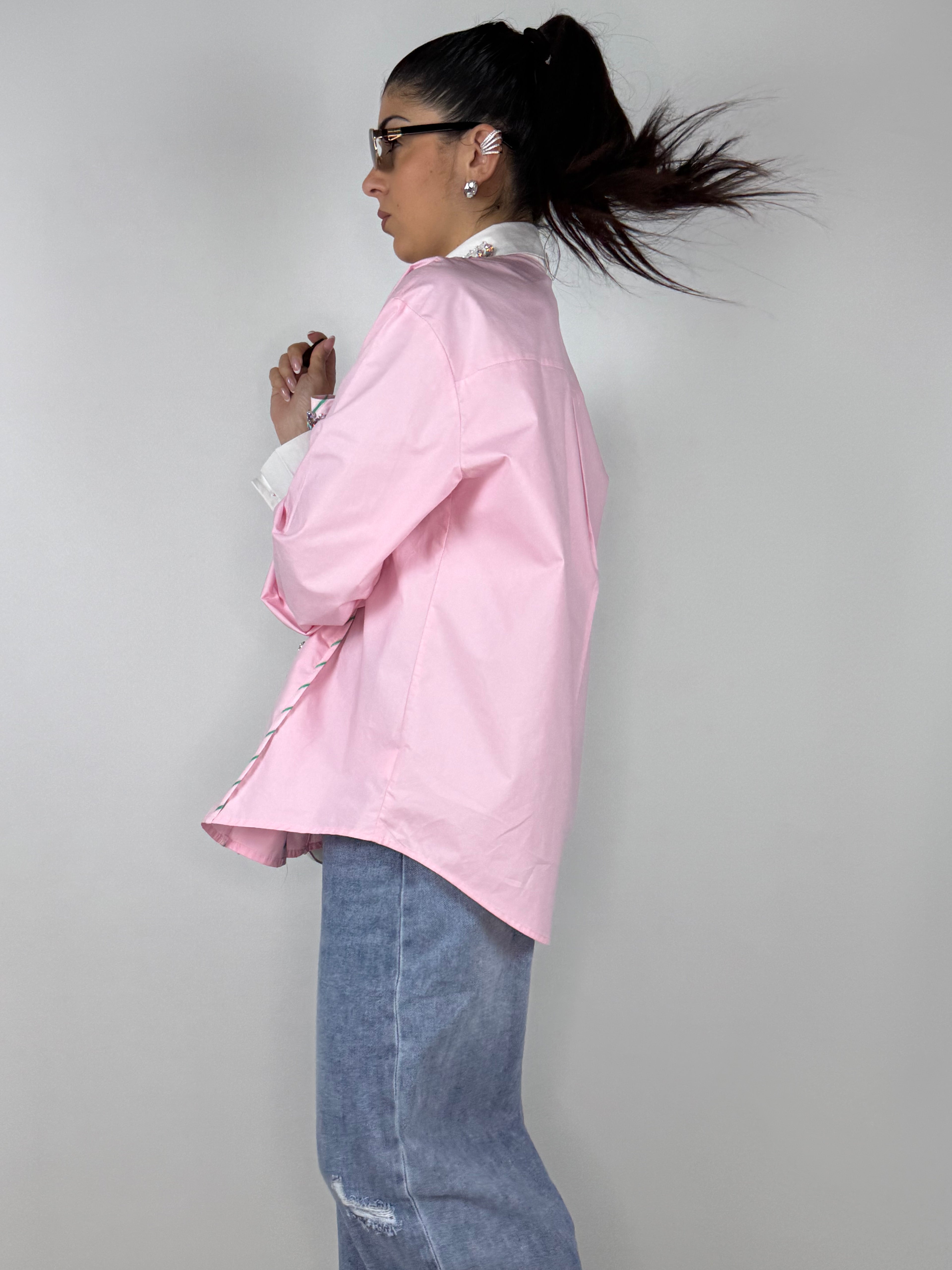 Camicia Swarovski