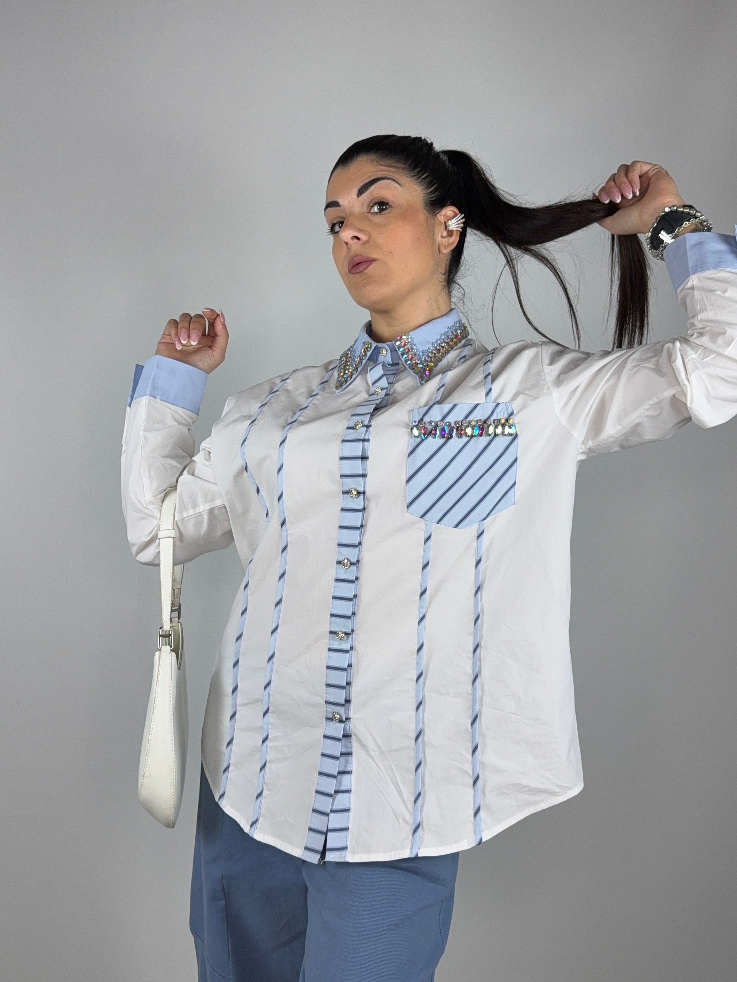 Camicia Swarovski