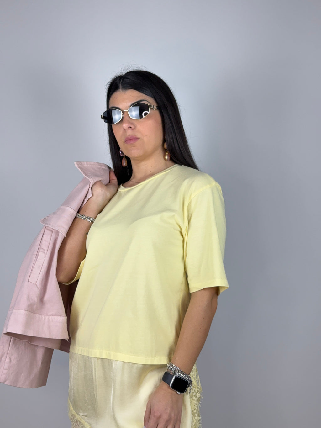 Camiseta de encaje