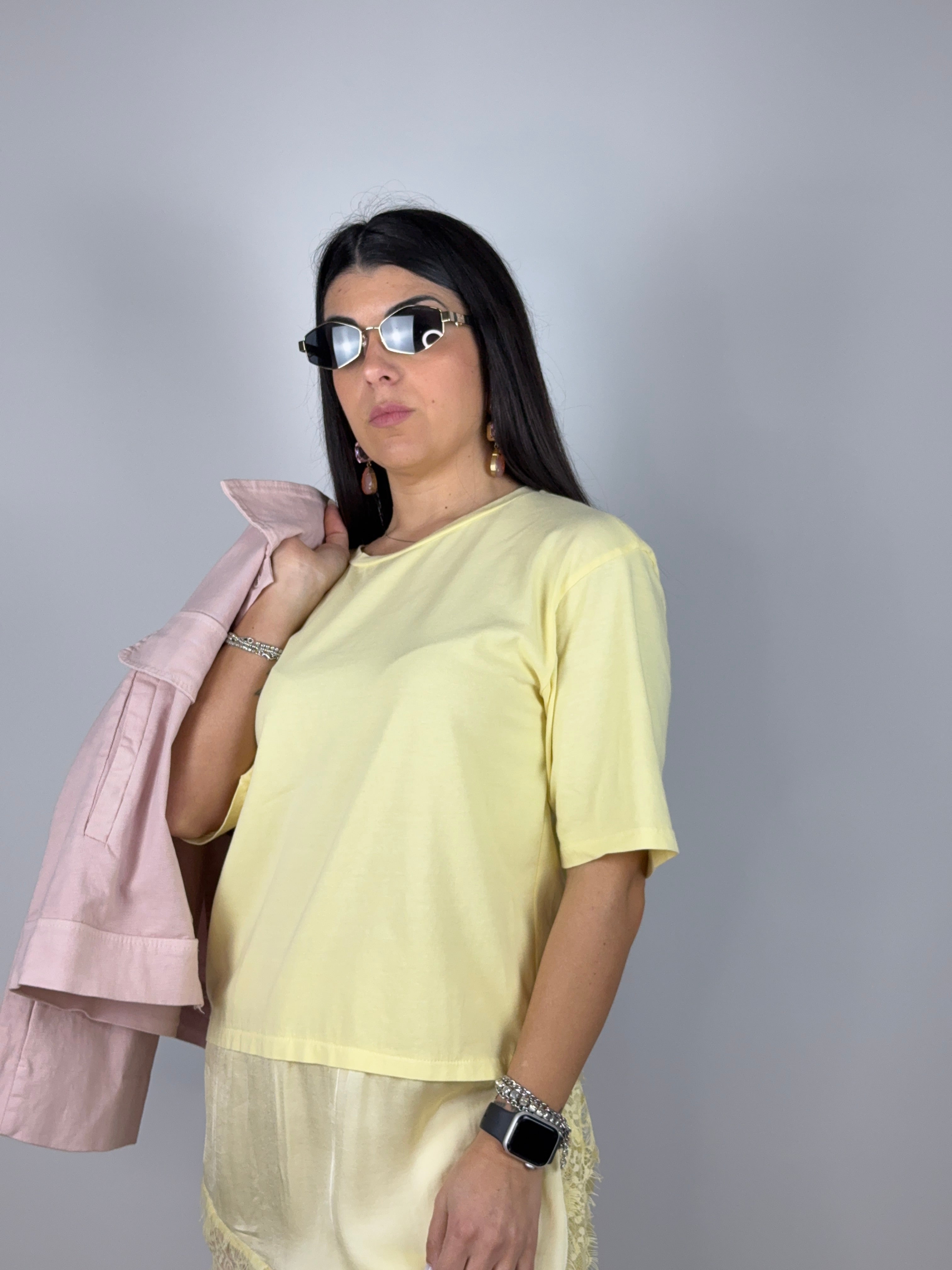 Camiseta de encaje