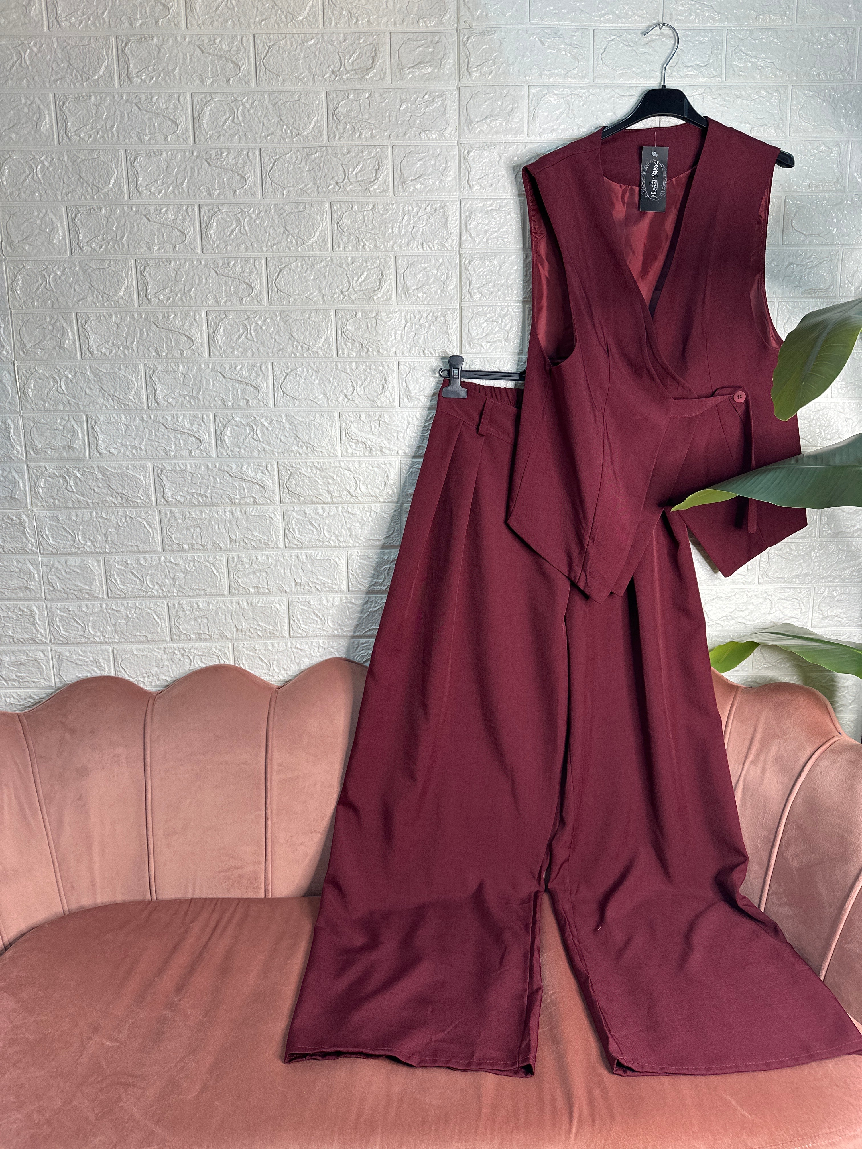 Coordinato gilet pantalone