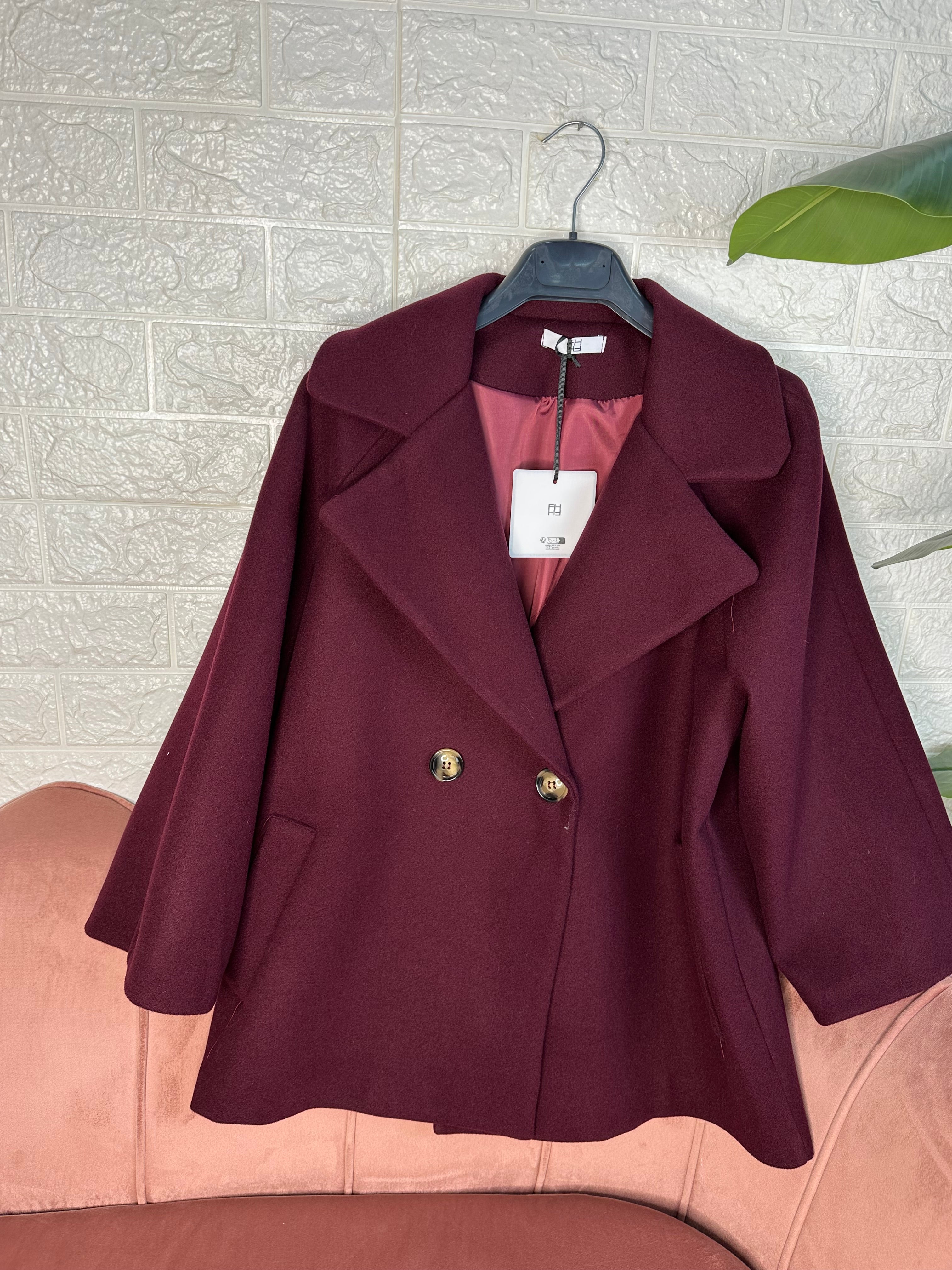 Cappotto oversize corto