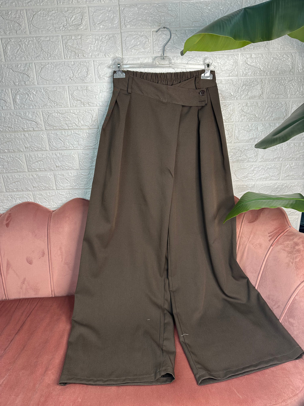 Pantalone wide leg