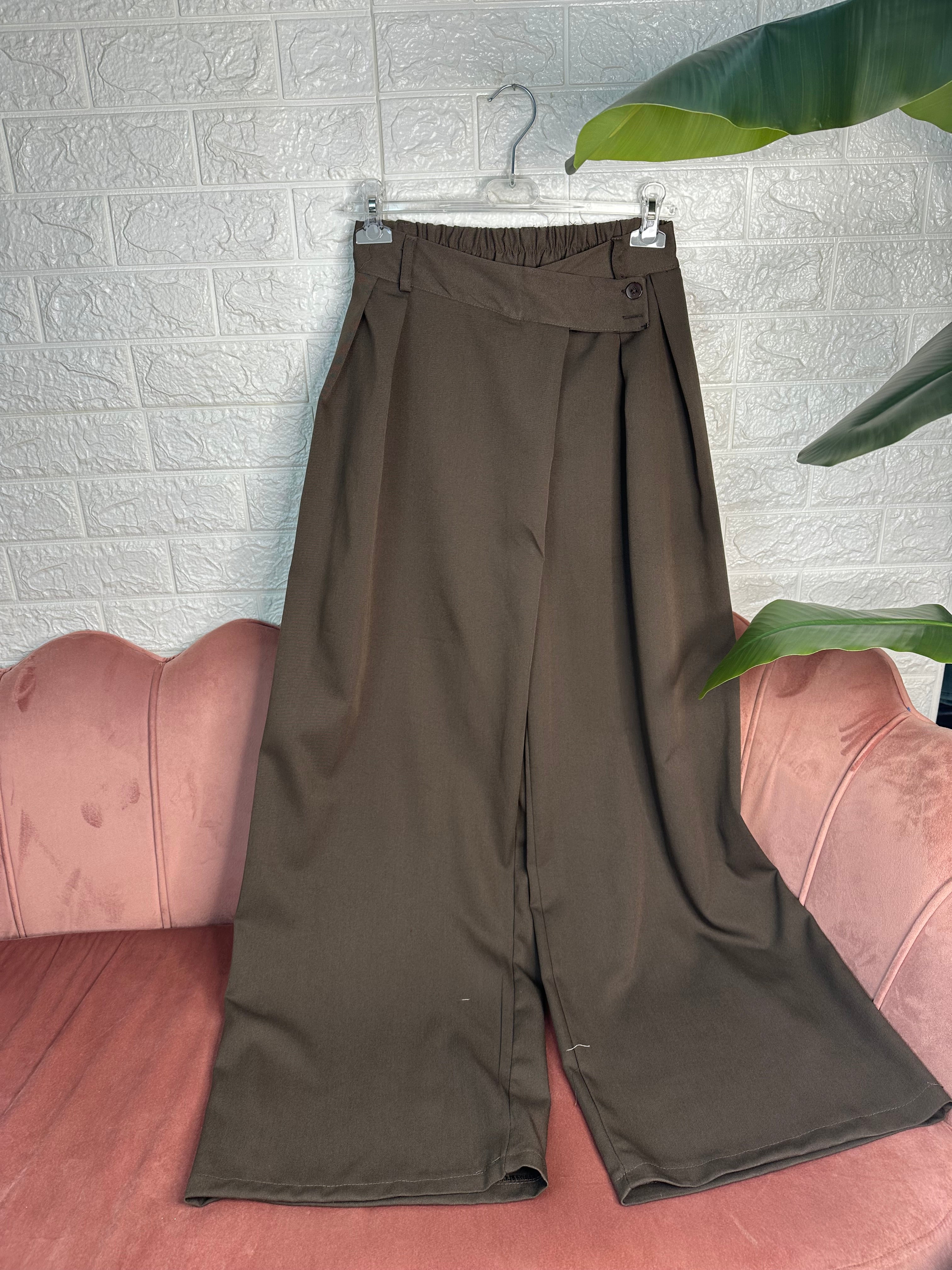 Pantalone wide leg