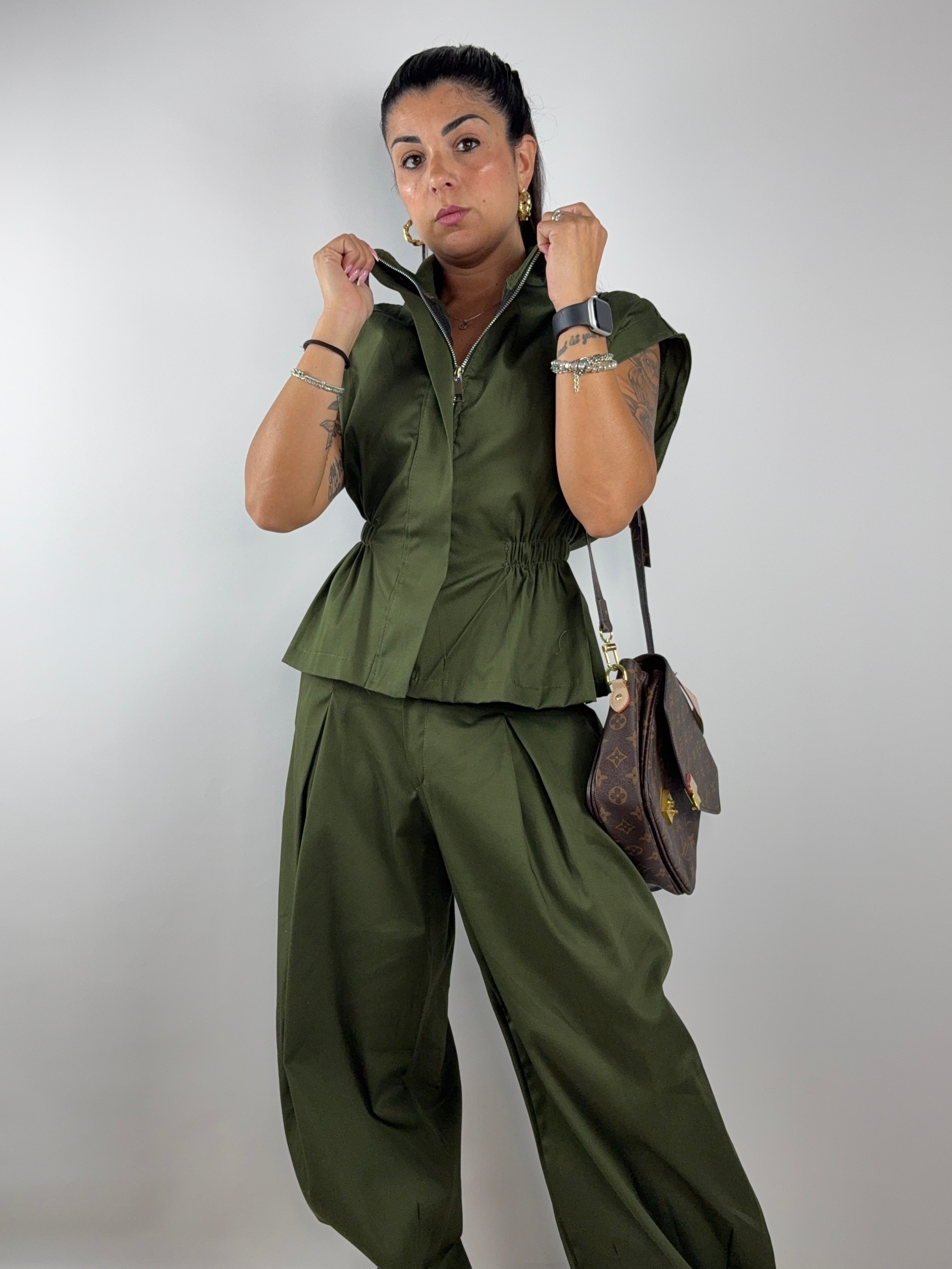 Coordinato gilet zip